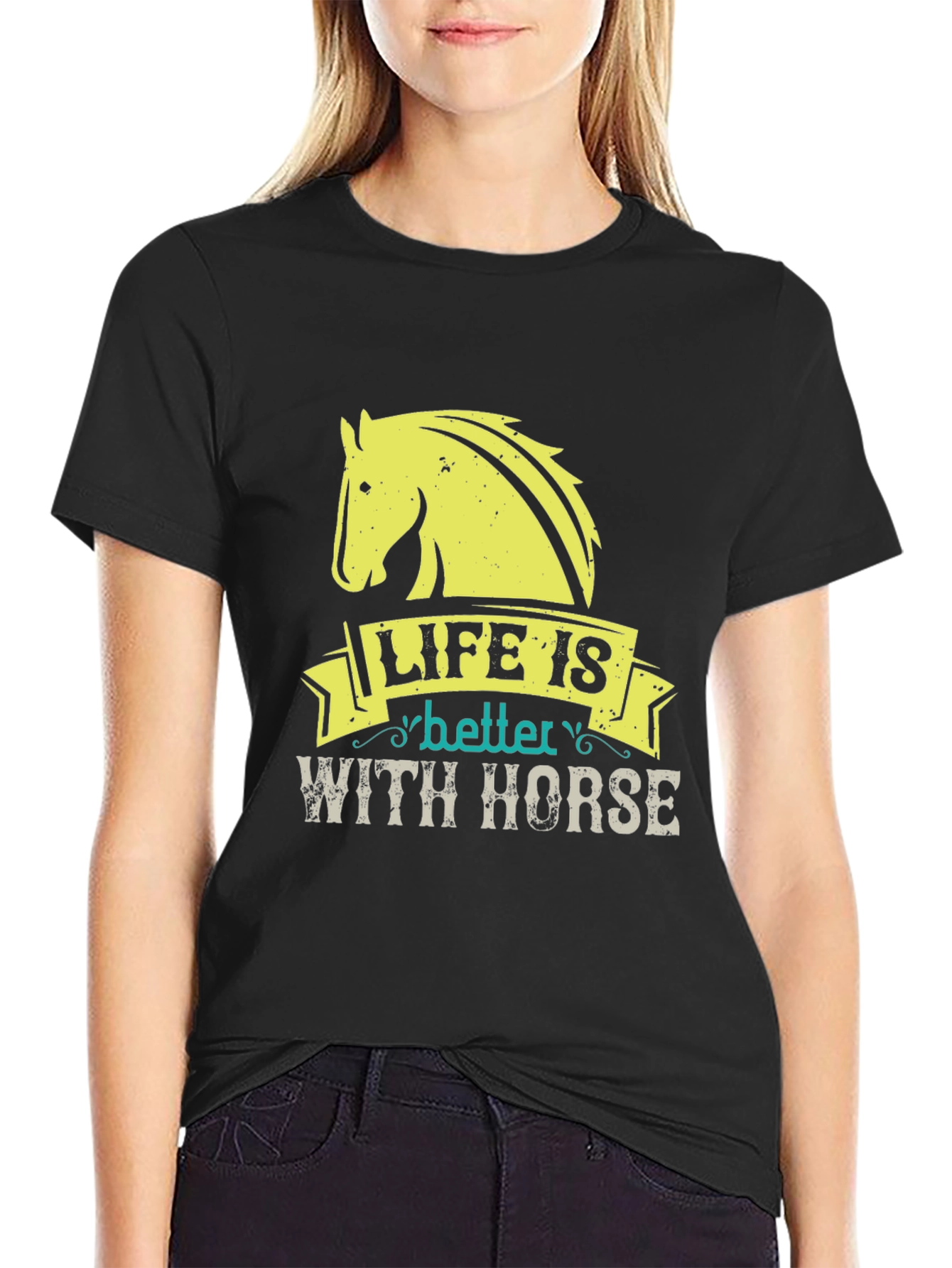 Life is Better with Horse Graphic Tee