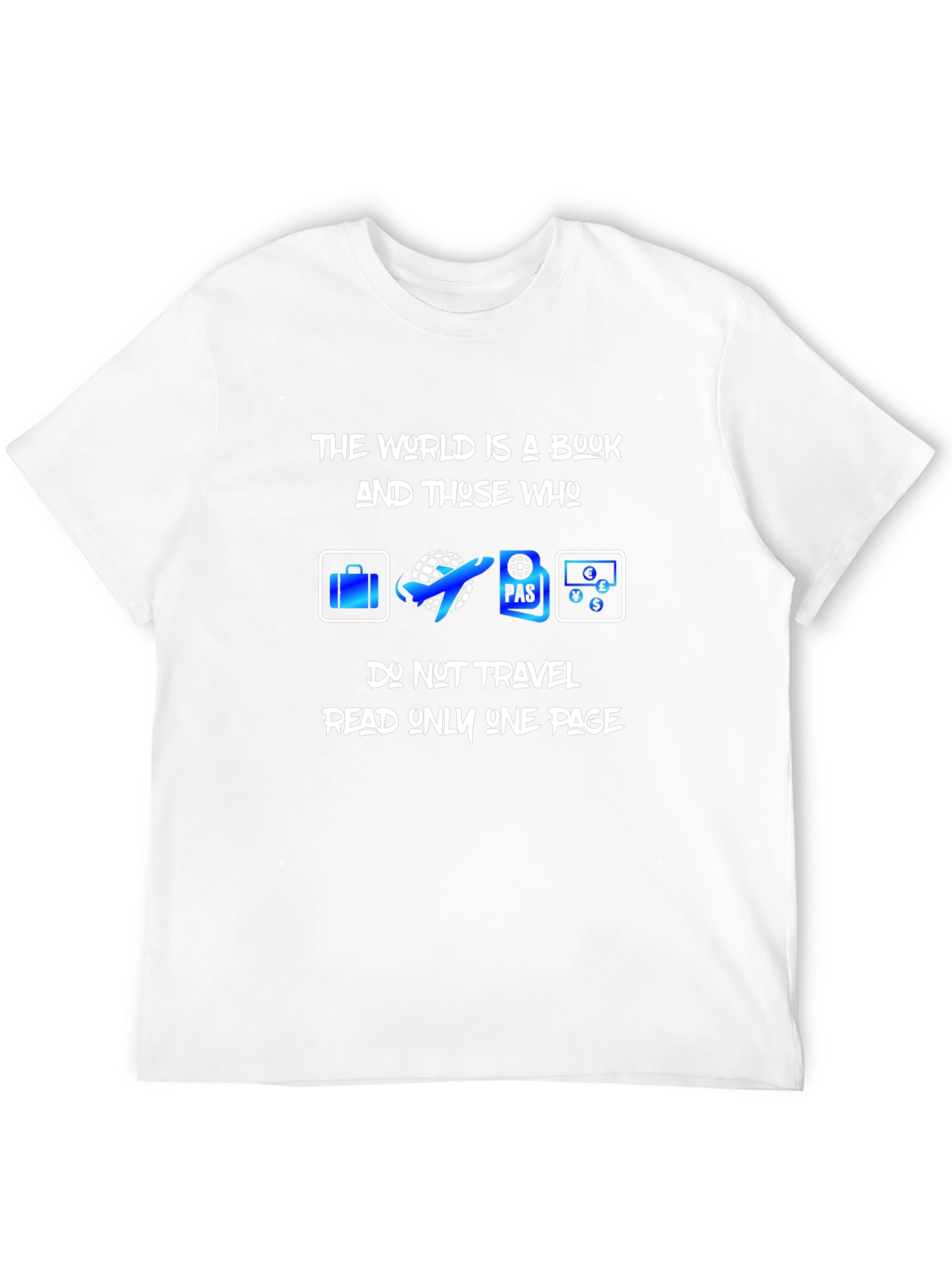 Travel Enthusiast T-Shirt - World is a Book