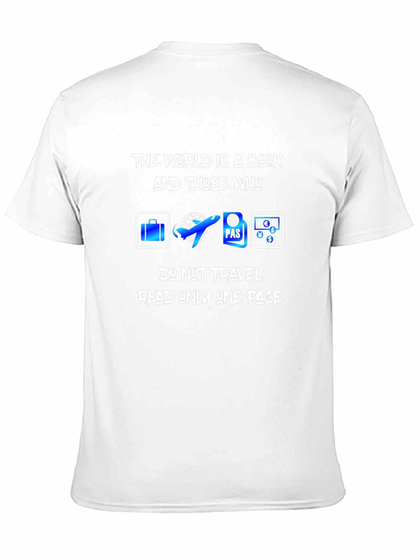 Travel Enthusiast T-Shirt - World is a Book