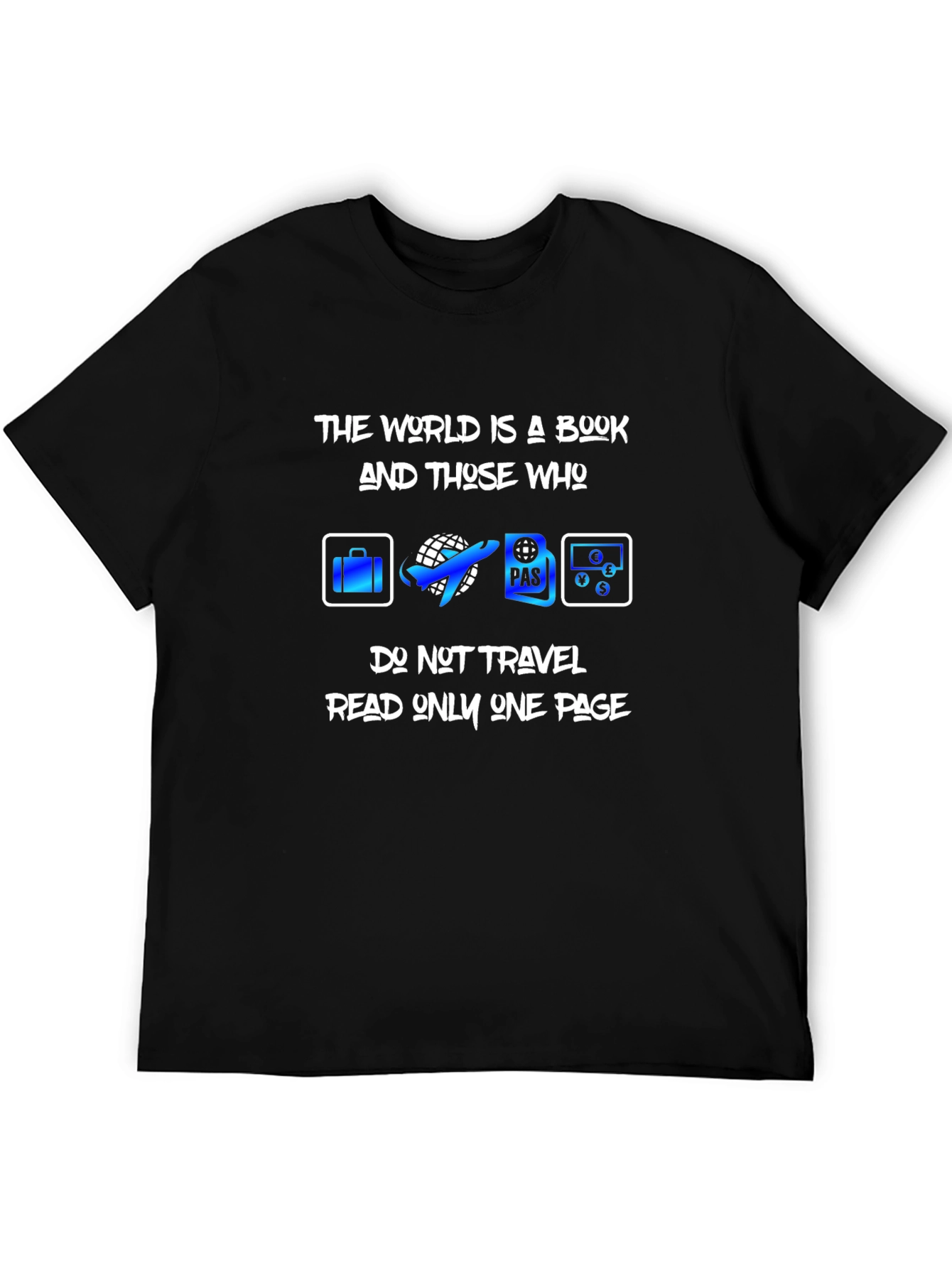 Travel Enthusiast T-Shirt - World is a Book