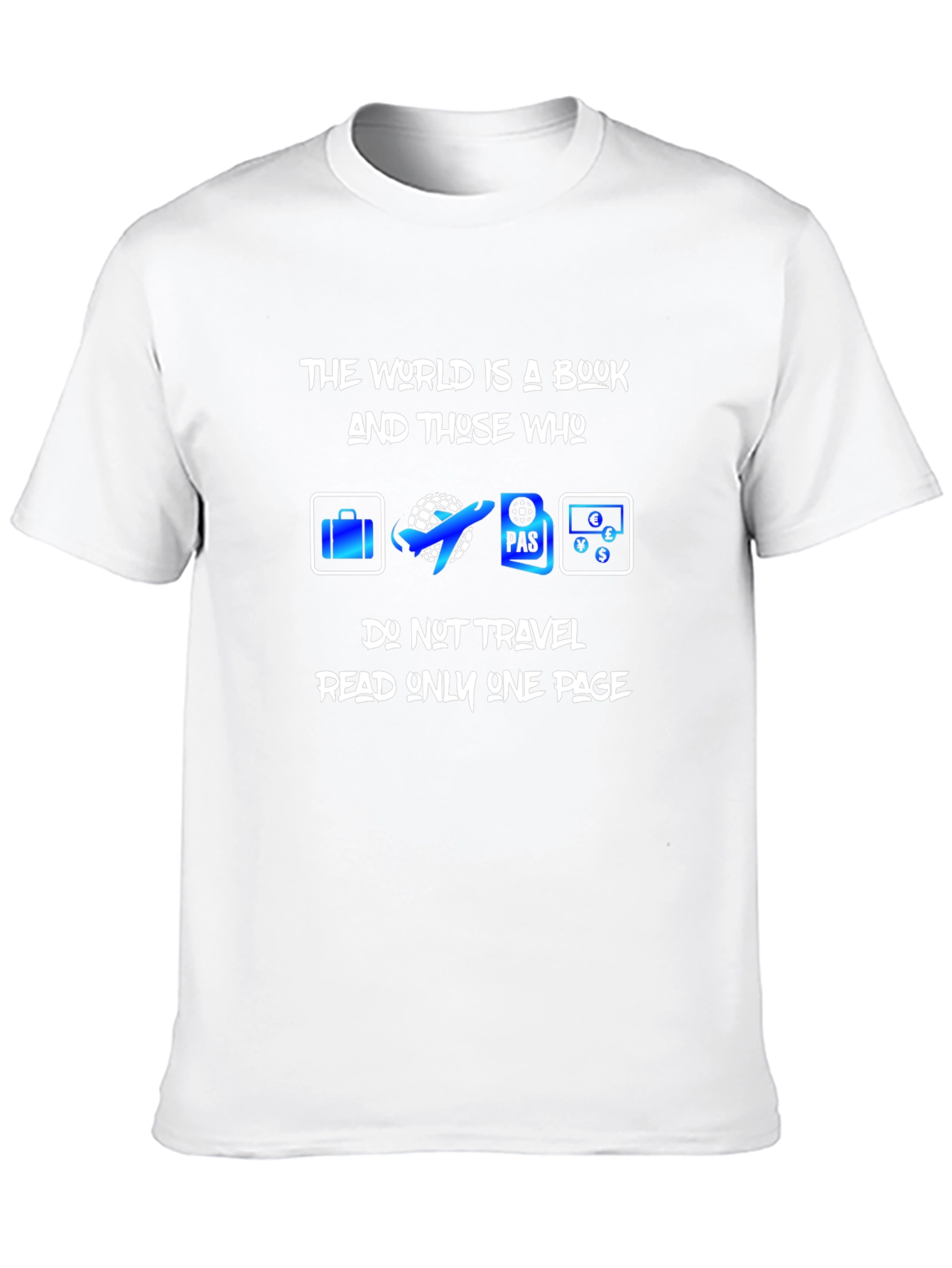 Travel Enthusiast T-Shirt - World is a Book
