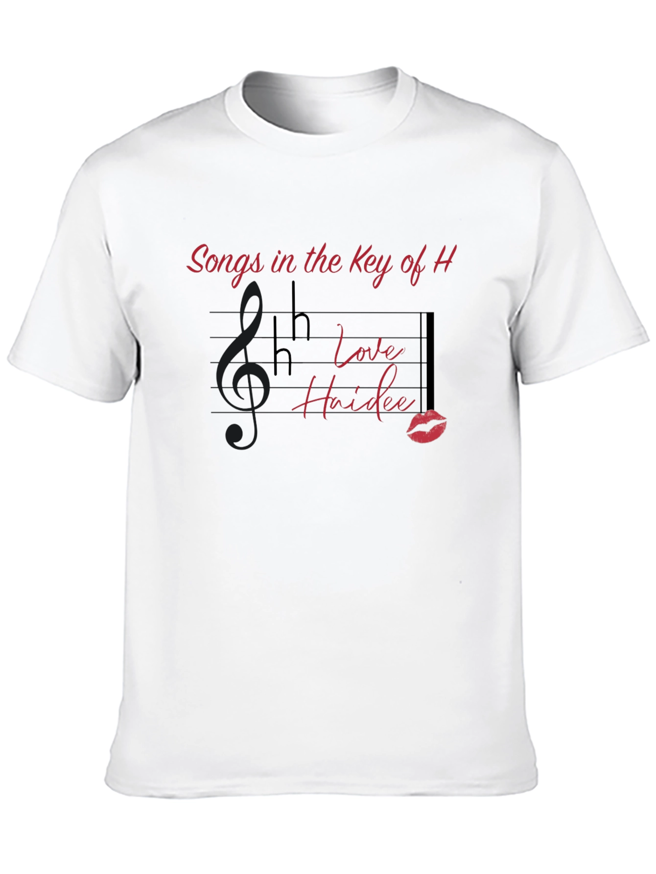 Songs in the Key of H Black Graphic Tee