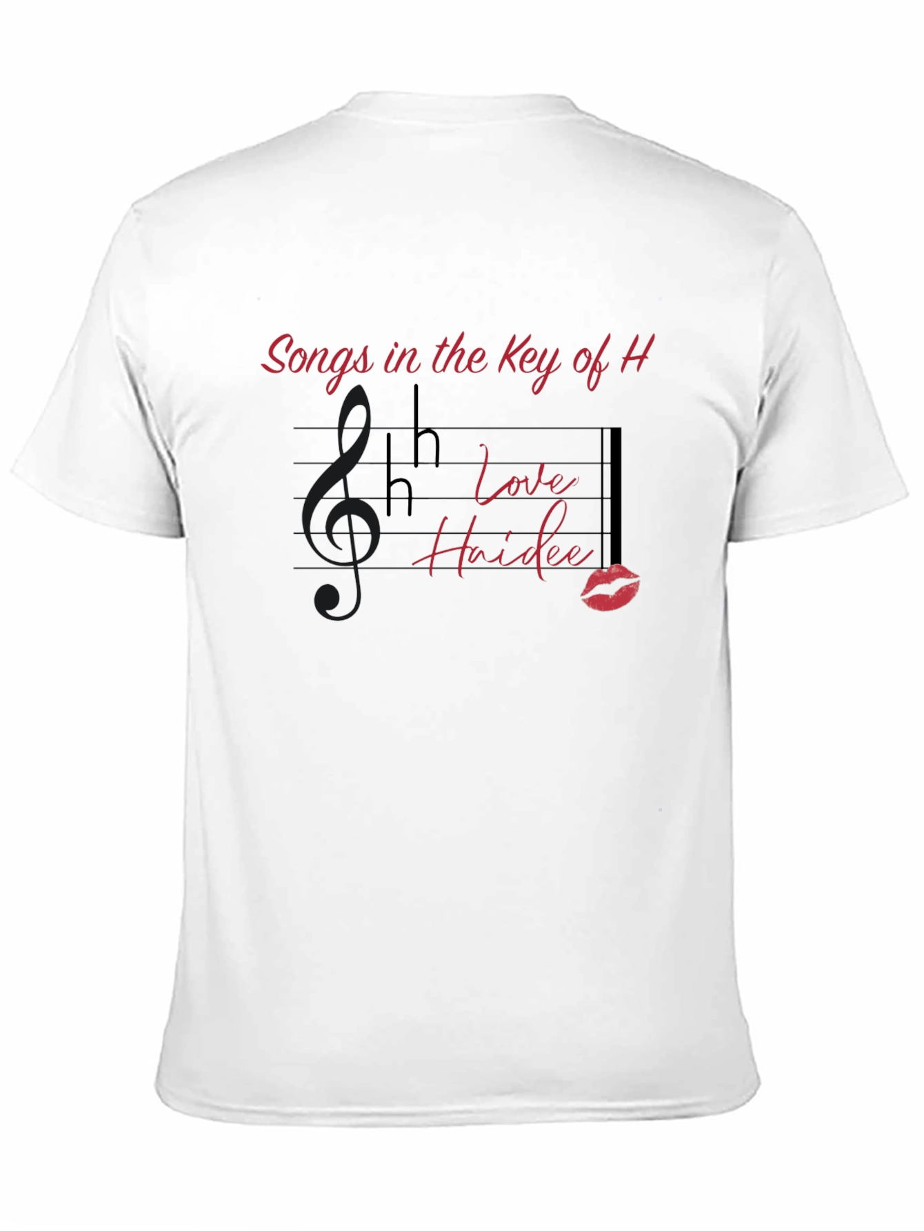 Songs in the Key of H Black Graphic Tee