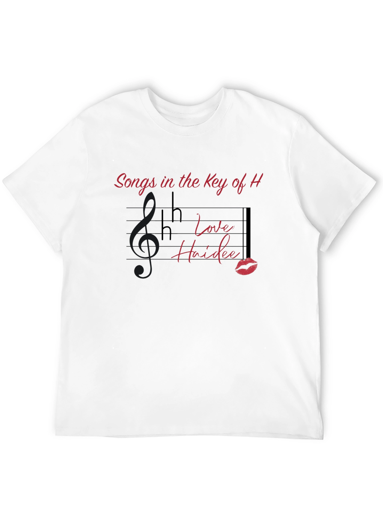 Songs in the Key of H Black Graphic Tee