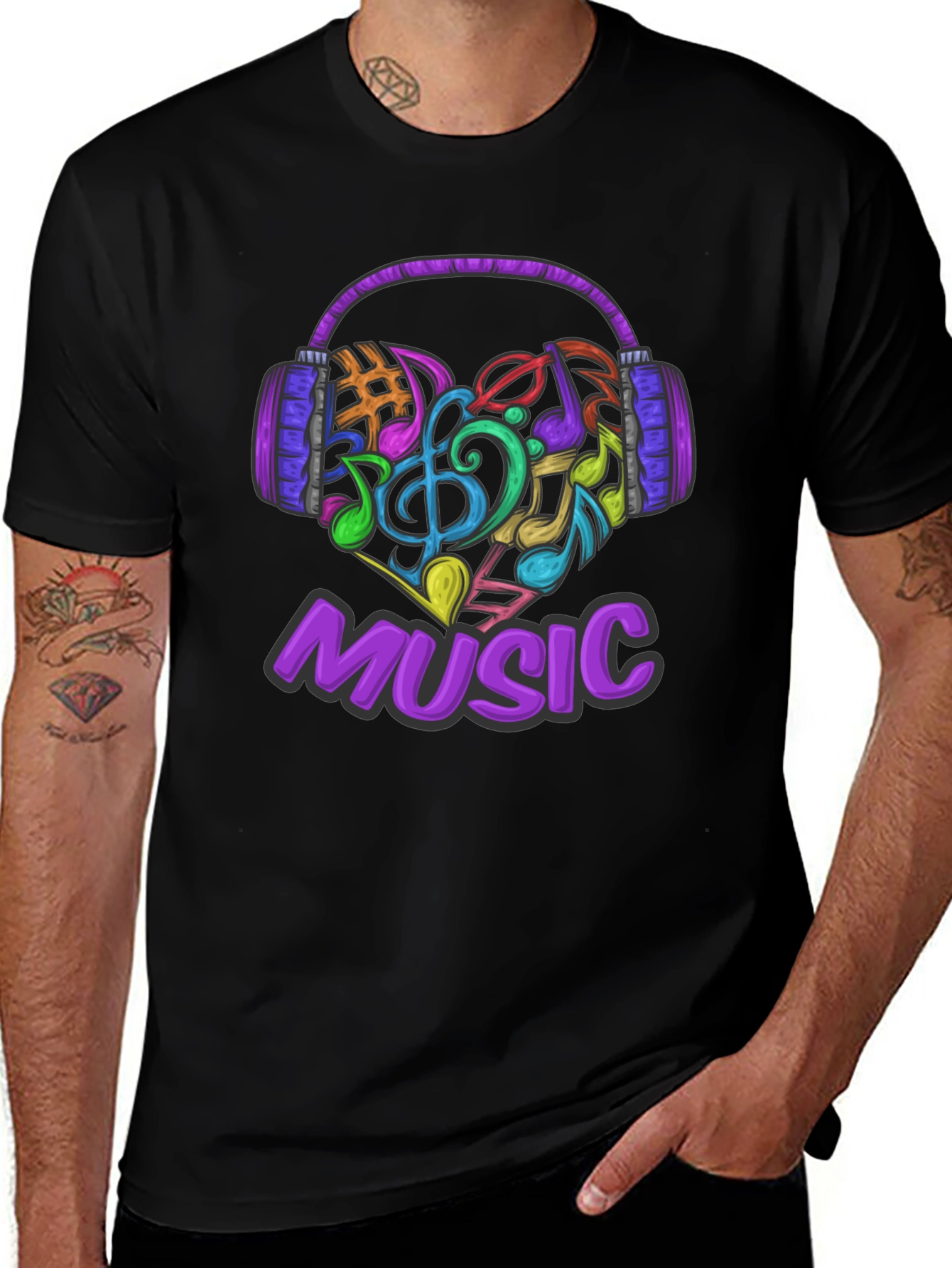 Music Heartbeat Graphic Tee
