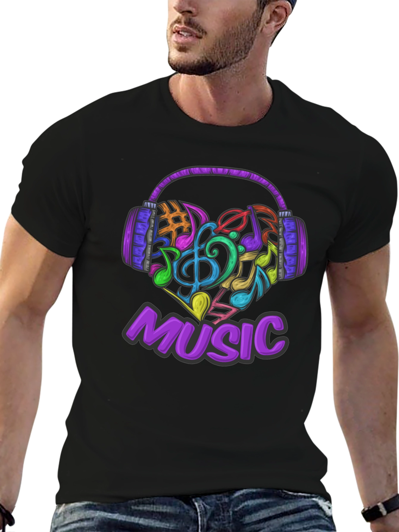 Music Heartbeat Graphic Tee