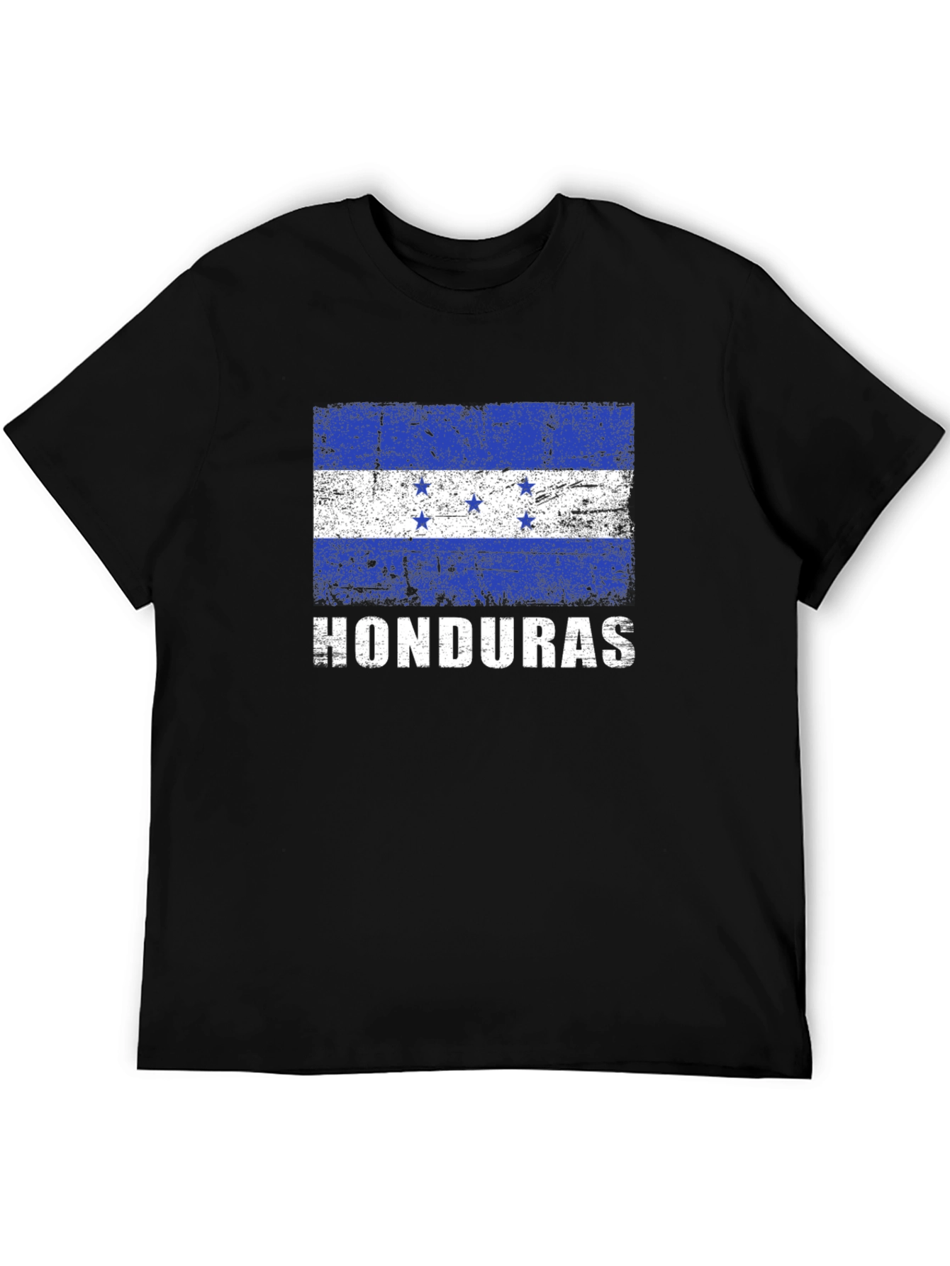 Honduras Flag T-Shirt - Distressed Graphic Tee