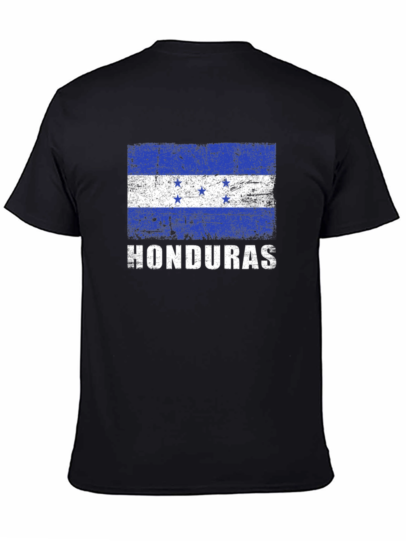 Honduras Flag T-Shirt - Distressed Graphic Tee