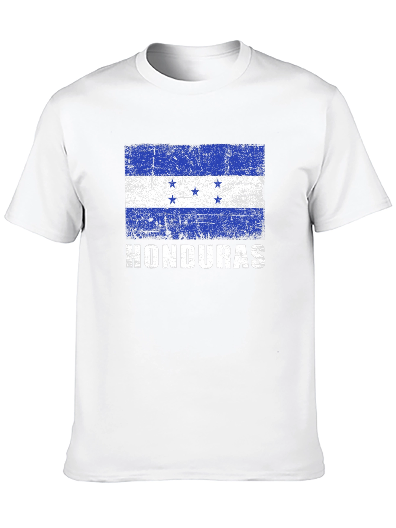 Honduras Flag T-Shirt - Distressed Graphic Tee