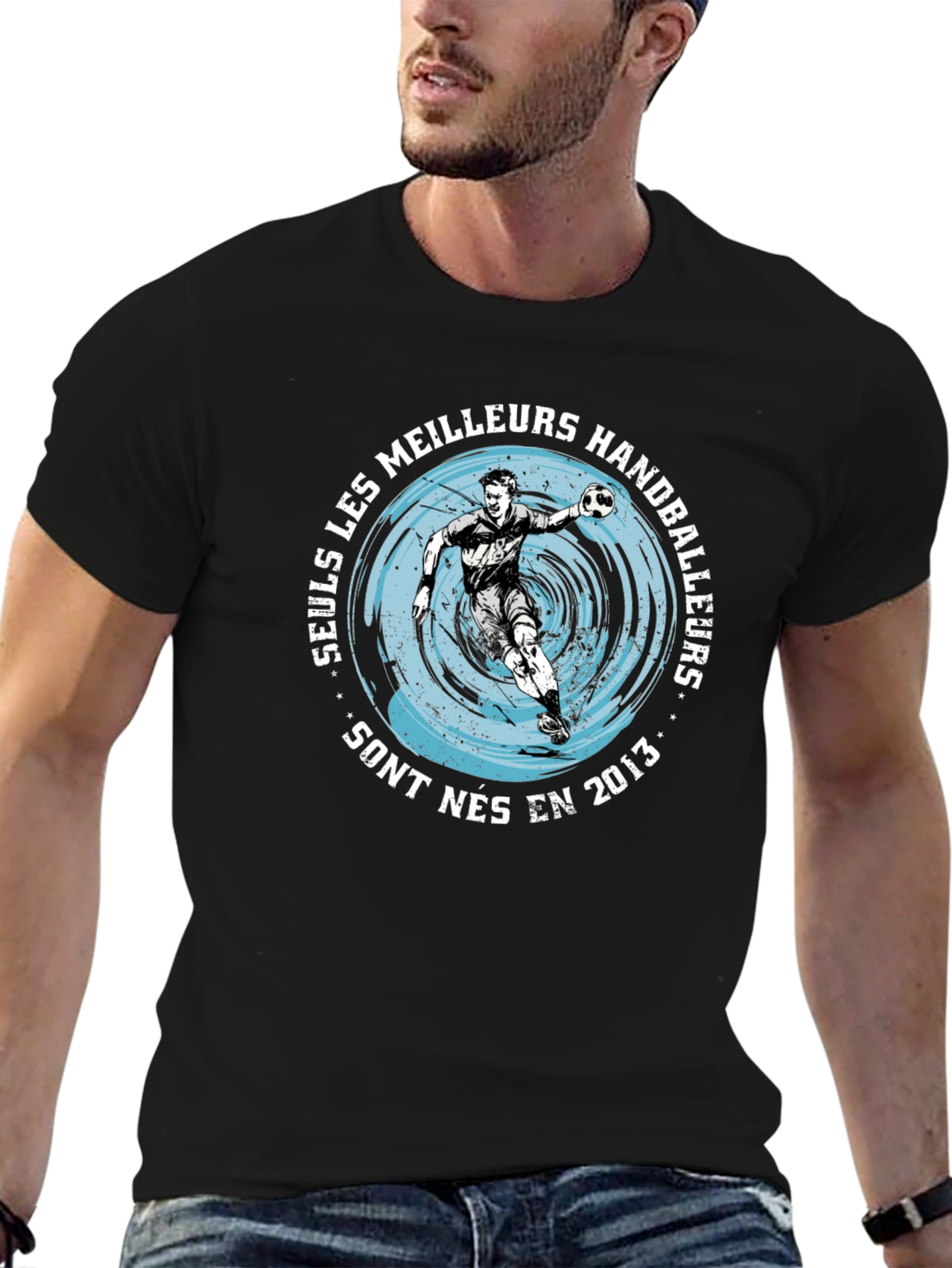 Handball Player Graphic Tee - Born in 2013