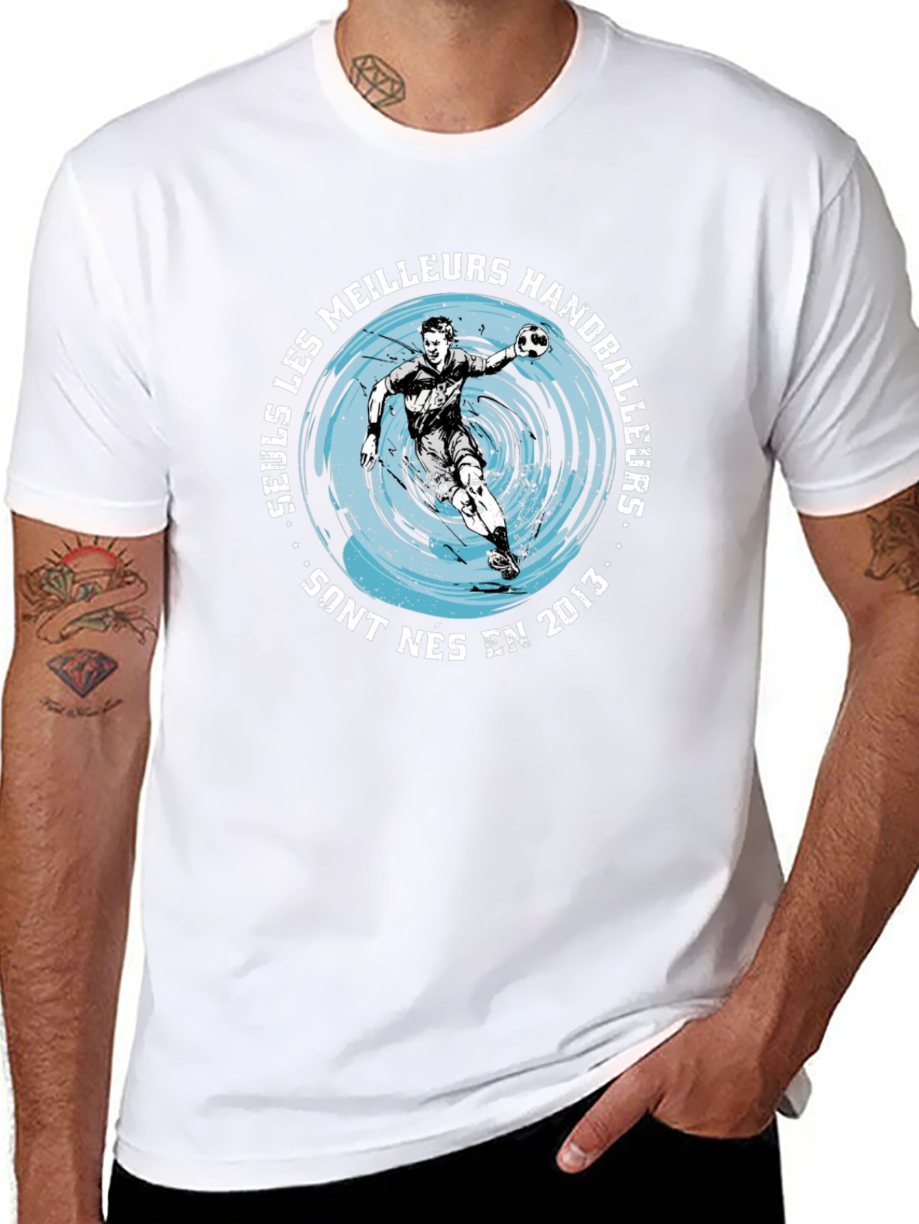 Handball Player Graphic Tee - Born in 2013