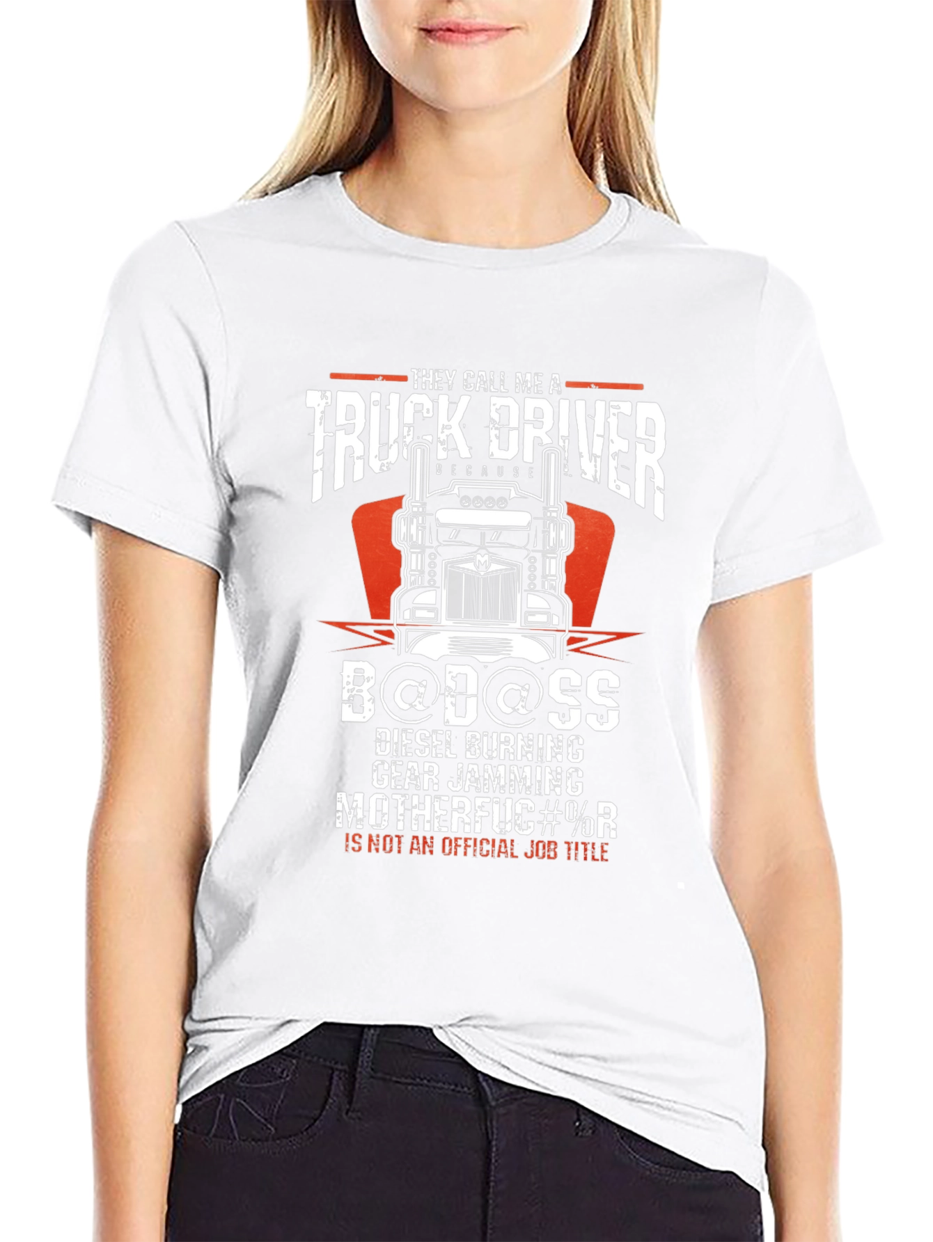 Truck Driver Badass Graphic T-Shirt