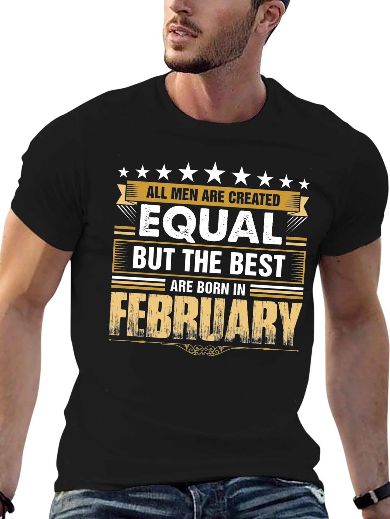 Best Men Born in February T-Shirt