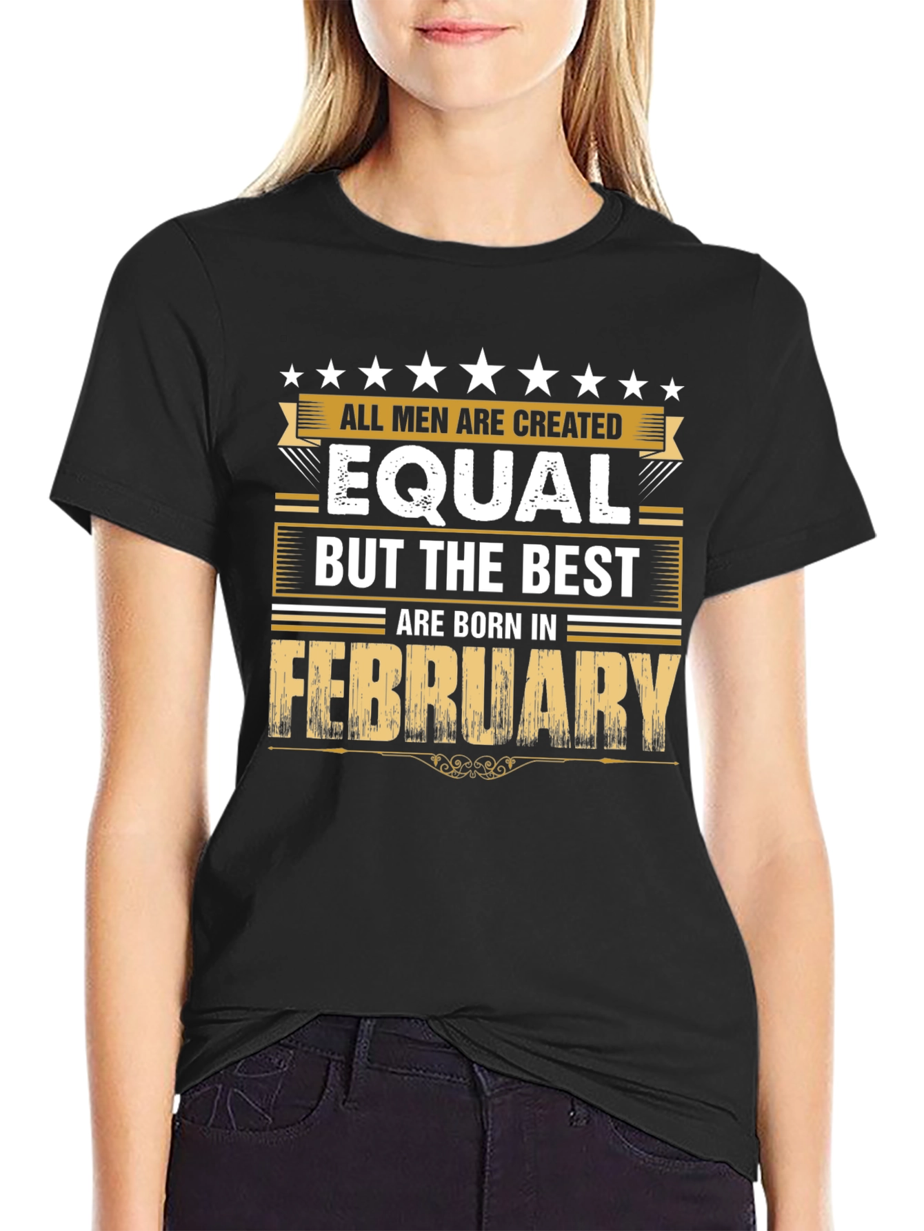 Best Men Born in February T-Shirt