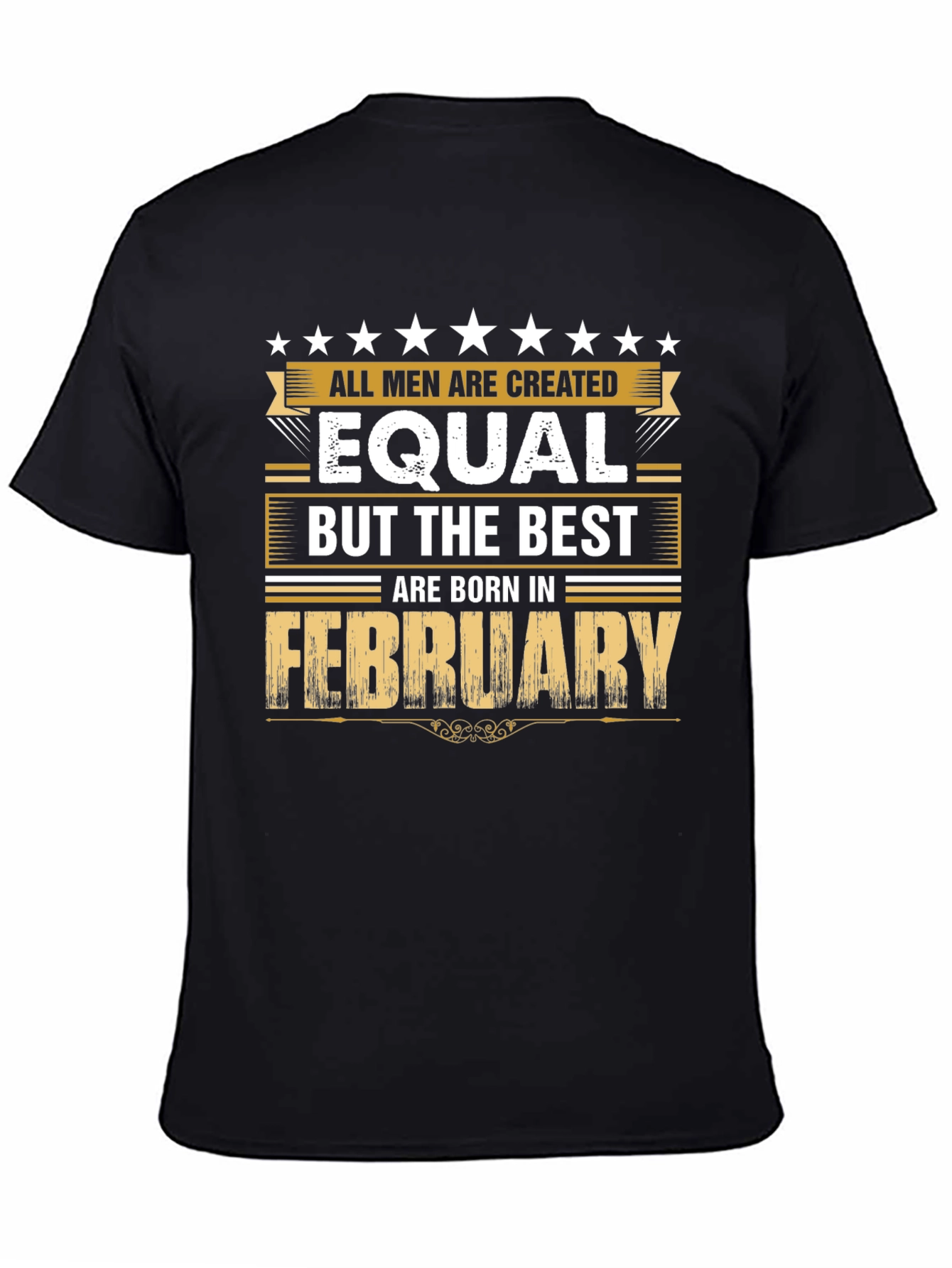 Best Men Born in February T-Shirt