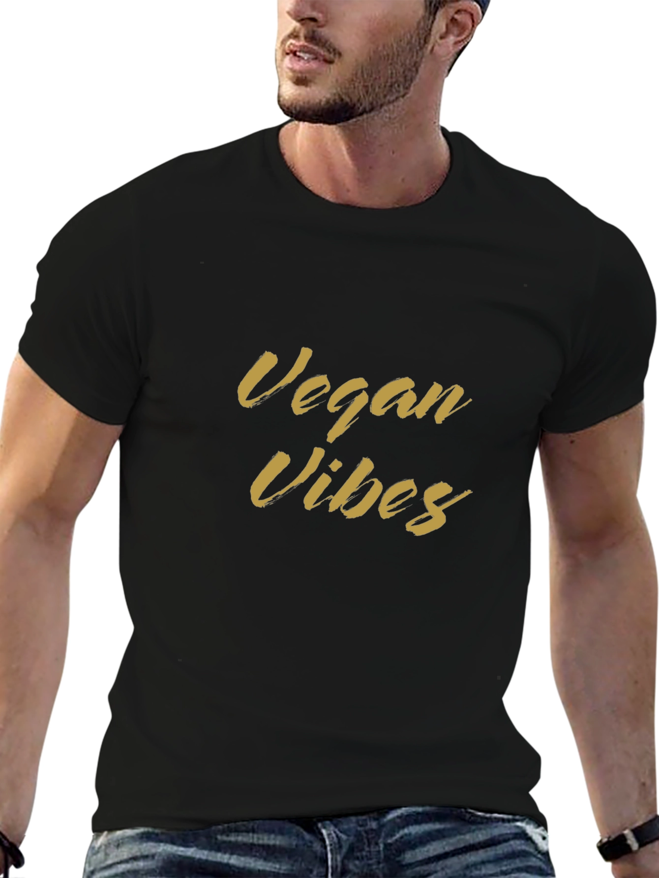 Vegan Vibes Black T-Shirt