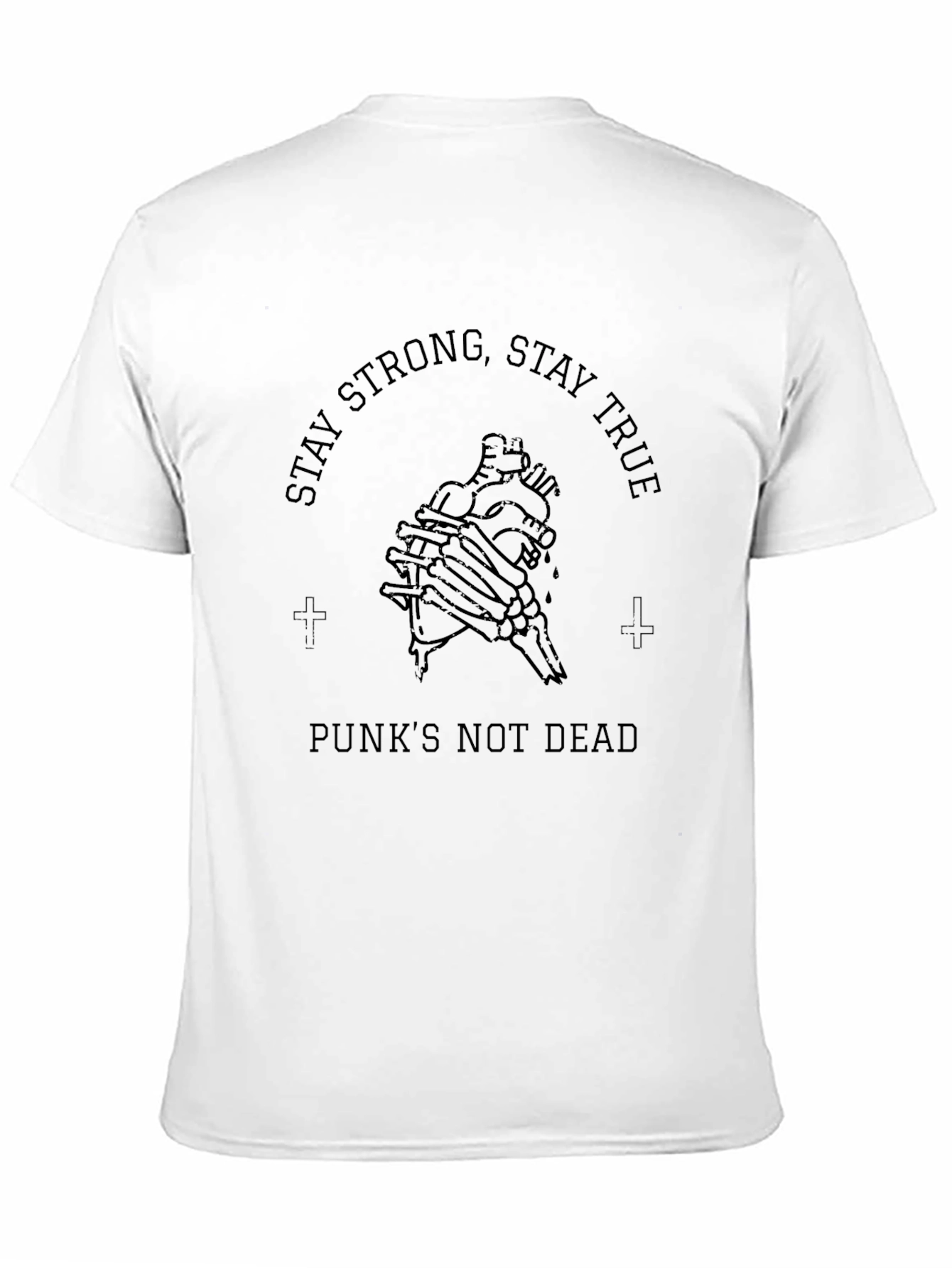 Stay Strong Graphic Tee - Punks Not Dead