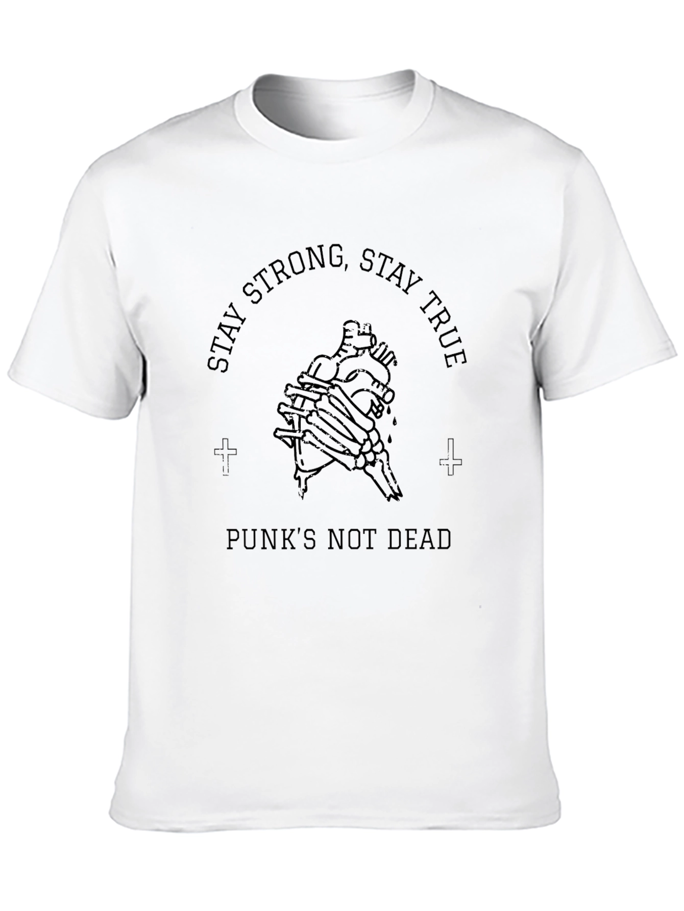 Stay Strong Graphic Tee - Punks Not Dead