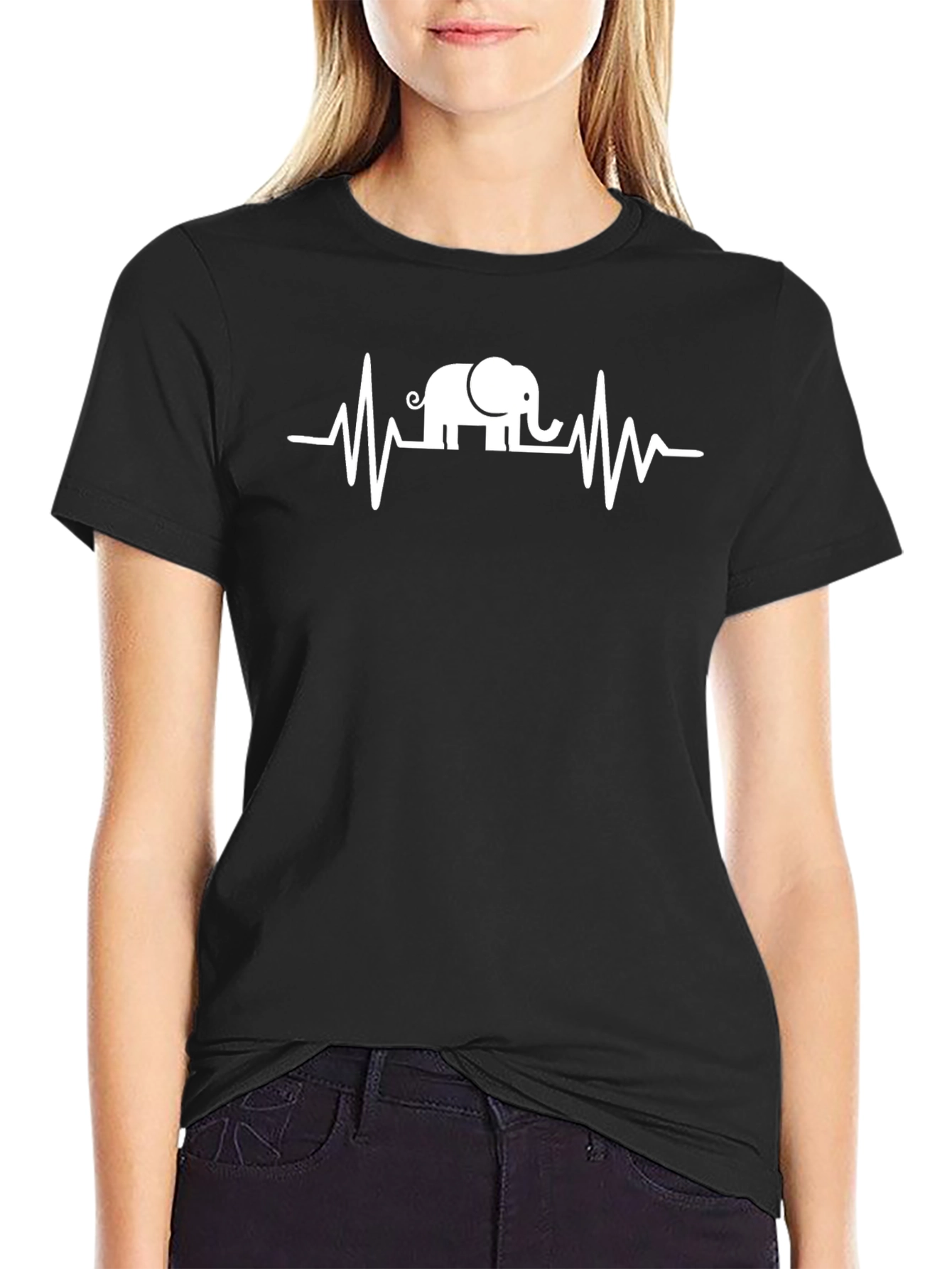 Elephant Heartbeat Graphic Tee