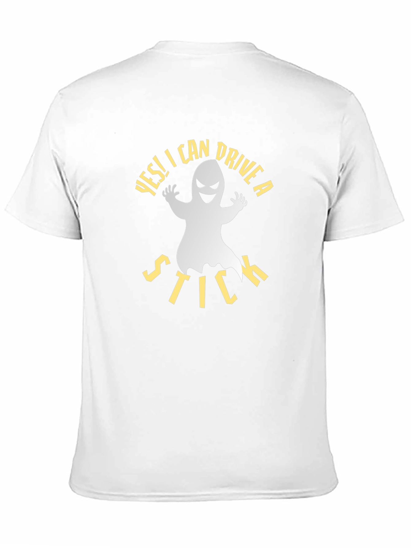 Yes I Can Drive a Stick Ghost Graphic Tee