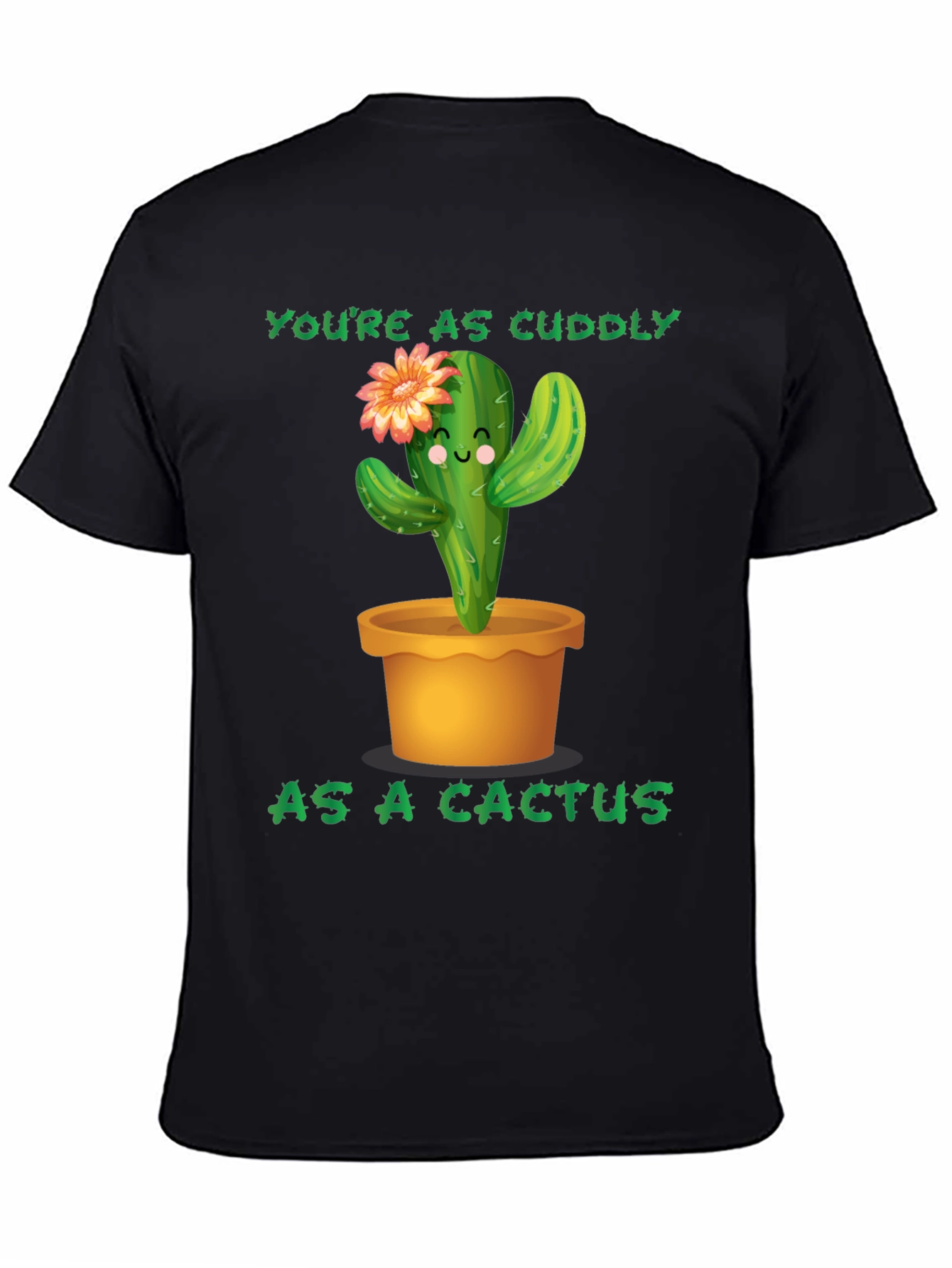 Cuddly Cactus Graphic T-Shirt - Novelty Tee