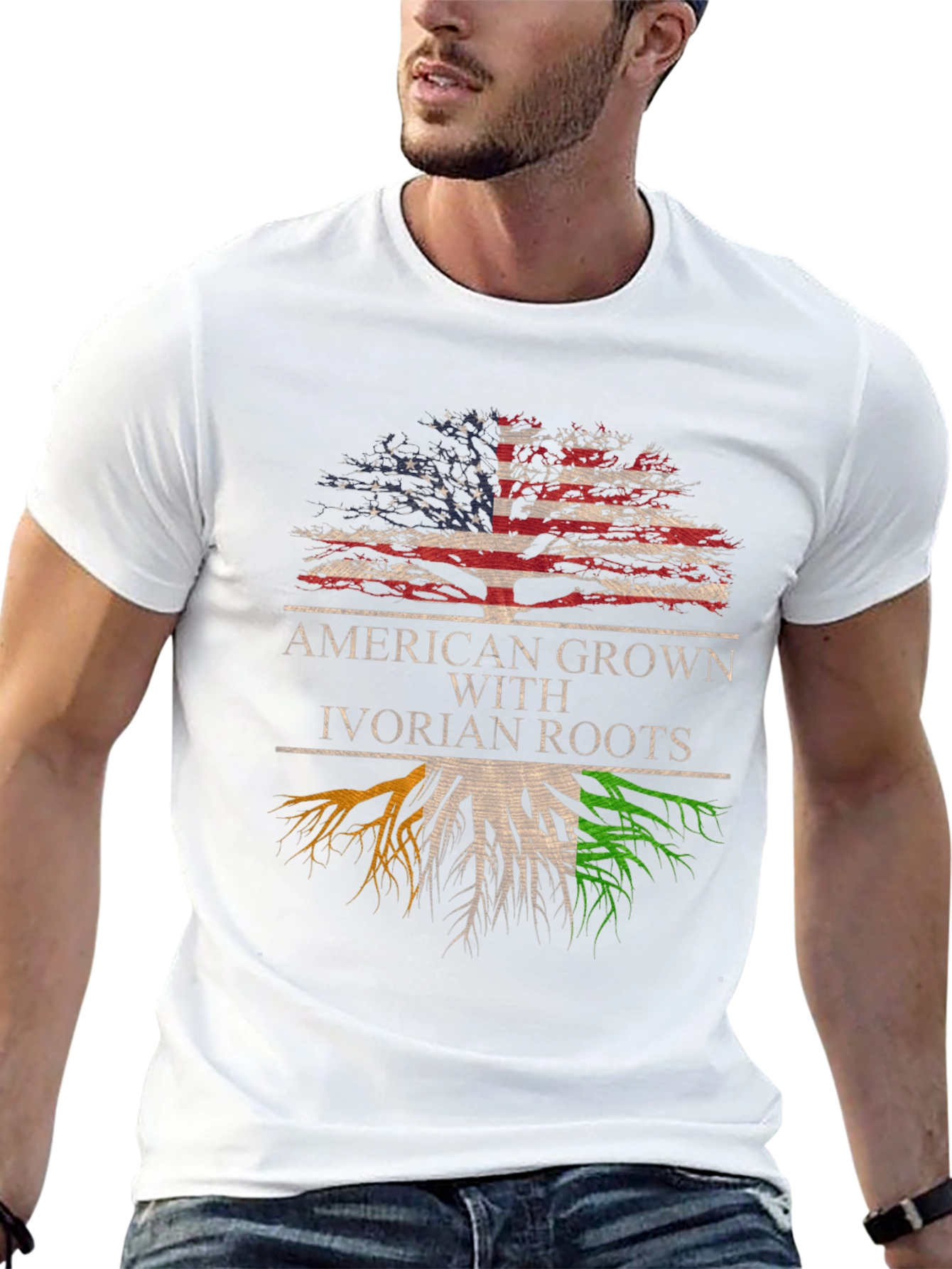 American Grown Ivorian Roots T-Shirt