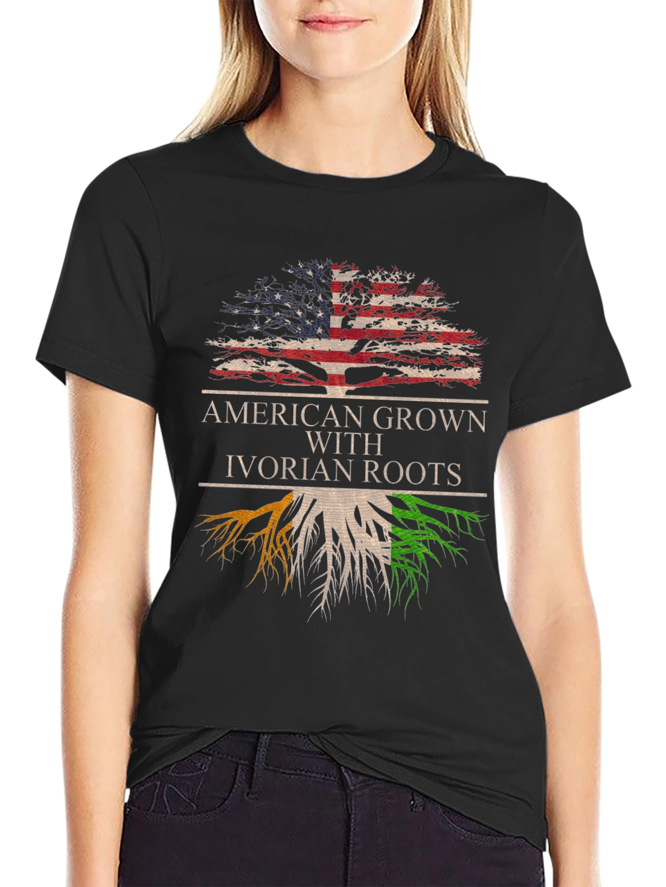 American Grown Ivorian Roots T-Shirt