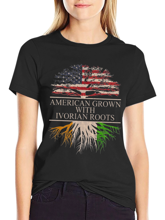 American Grown Ivorian Roots T-Shirt