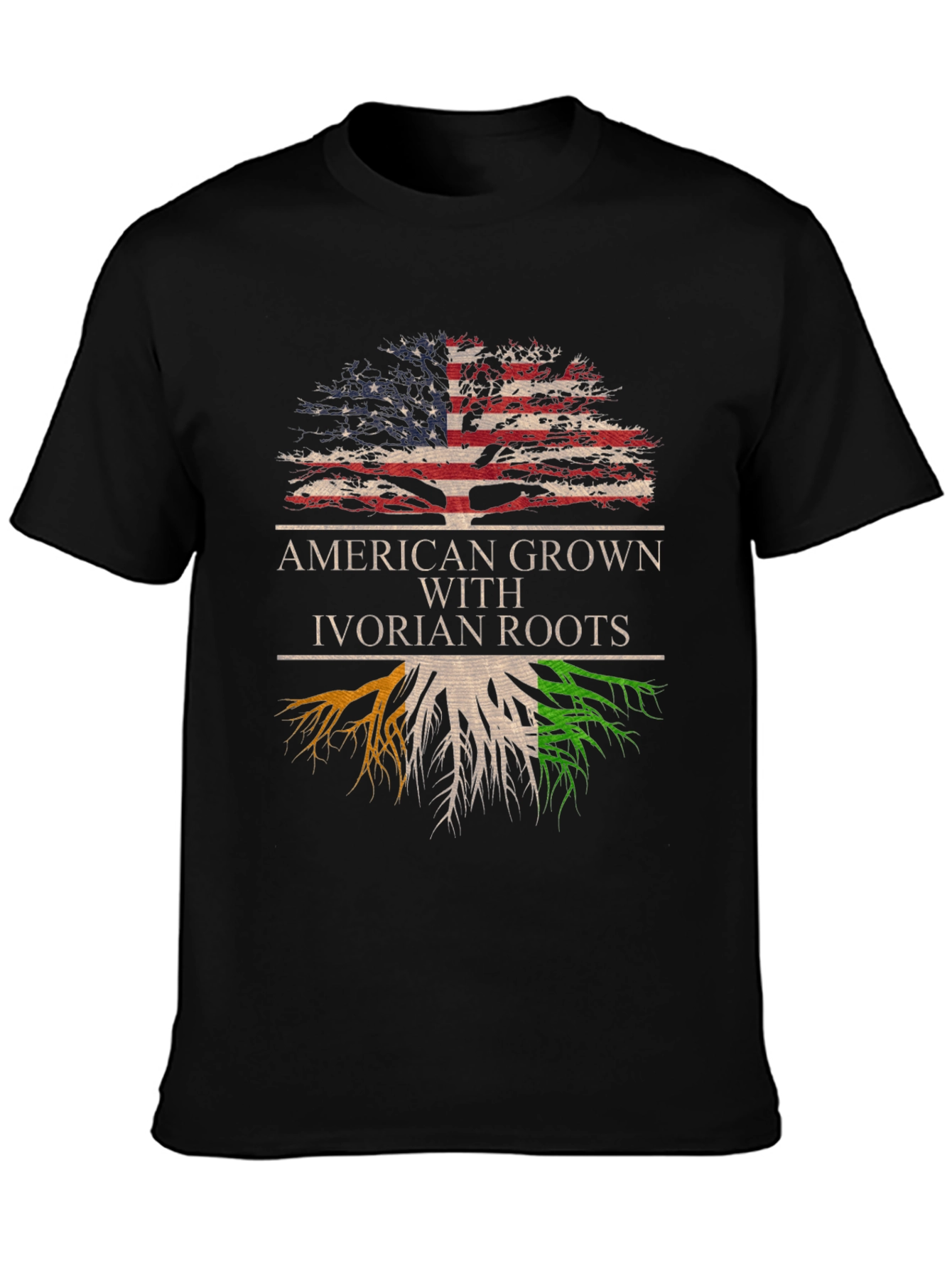 American Grown Ivorian Roots T-Shirt