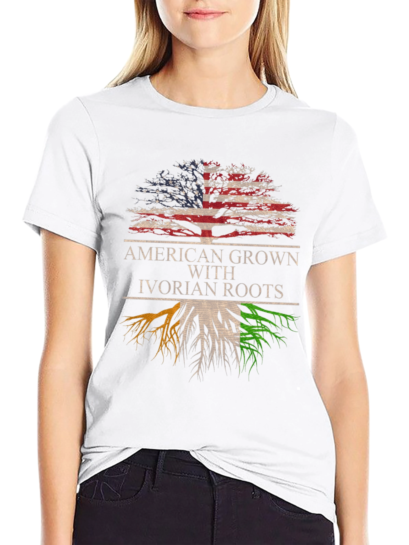 American Grown Ivorian Roots T-Shirt