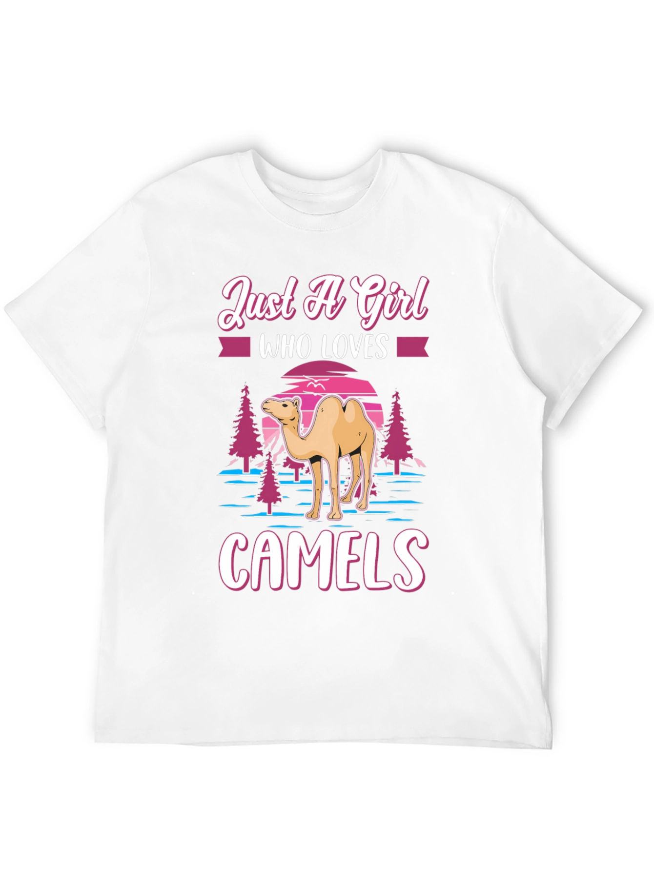Just A Girl Who Loves Camels Graphic T-Shirt