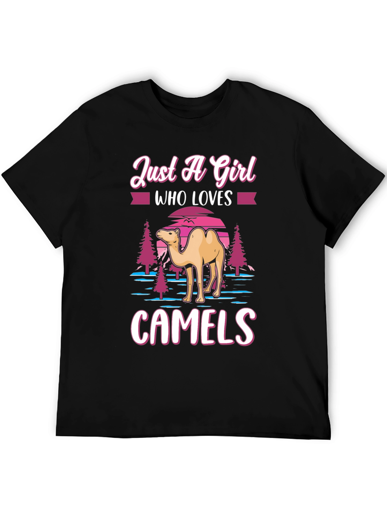 Just A Girl Who Loves Camels Graphic T-Shirt