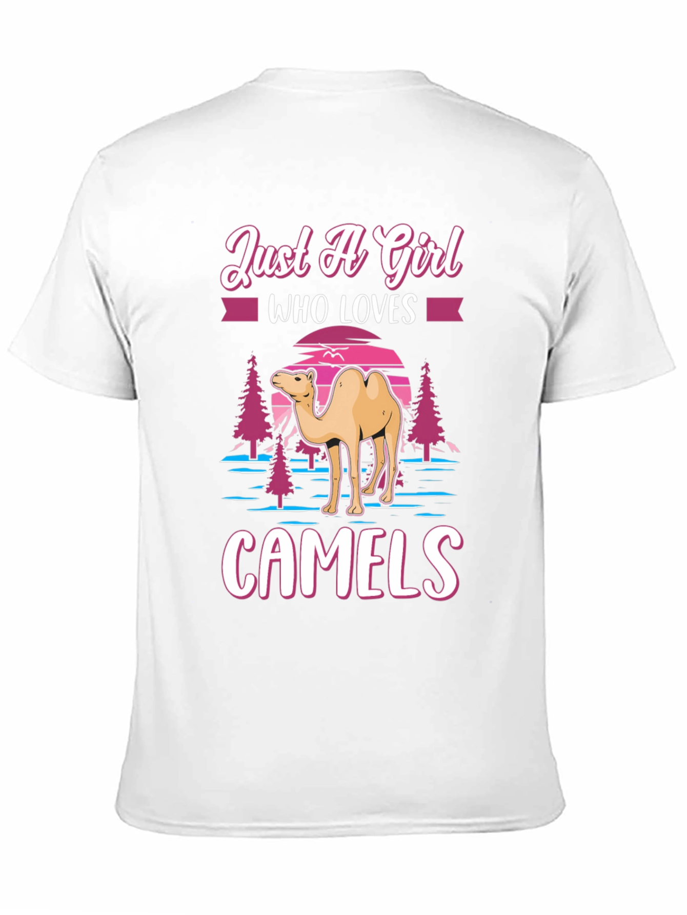 Just A Girl Who Loves Camels Graphic T-Shirt