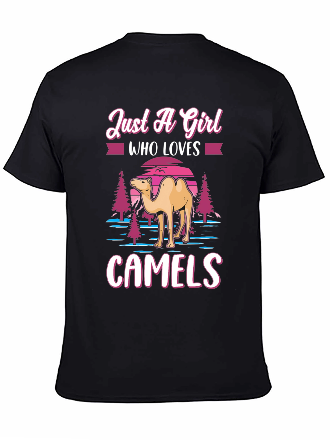 Just A Girl Who Loves Camels Graphic T-Shirt