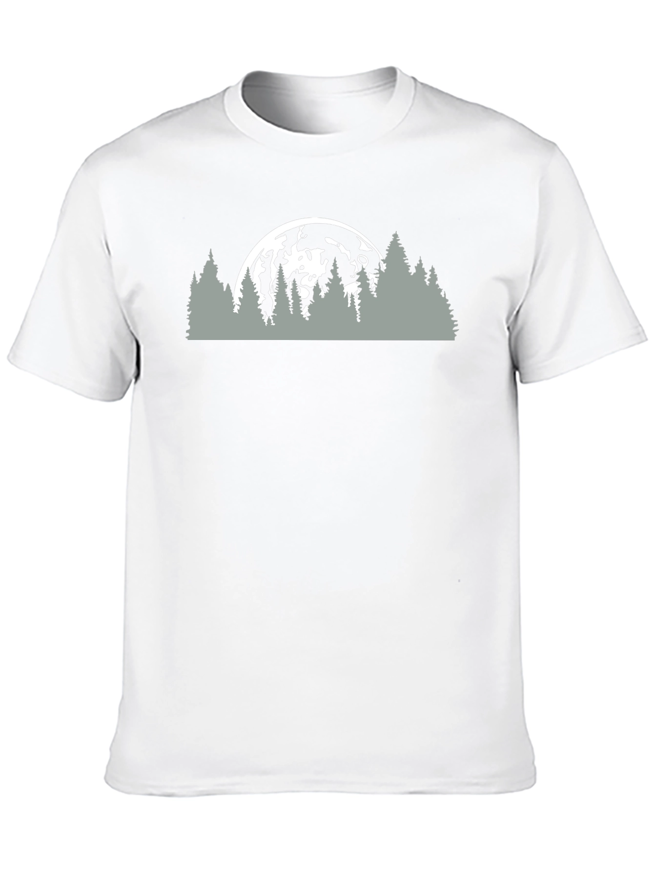 Moonlit Forest Tee - Nature Inspired Graphic Shirt