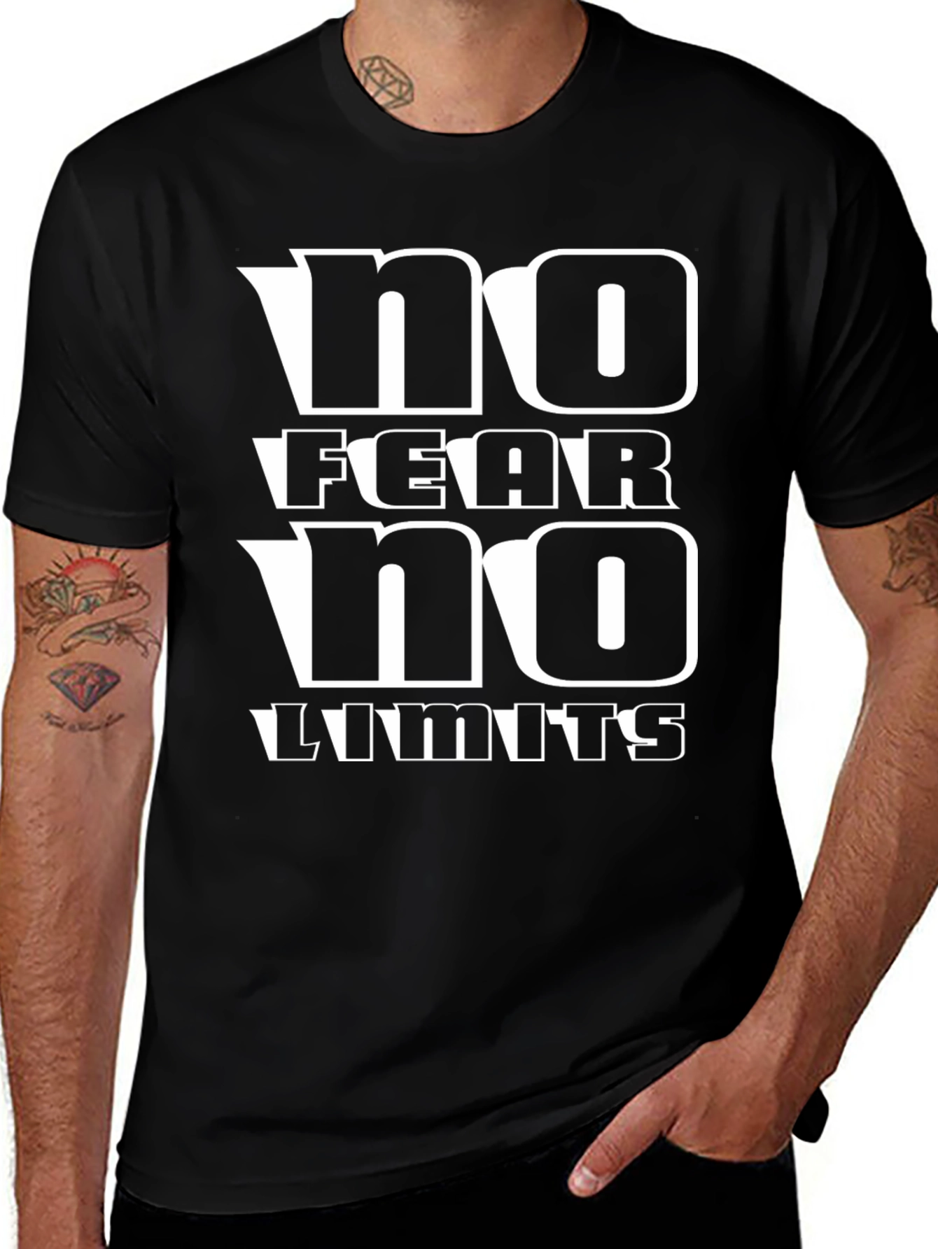 No Fear No Limits Graphic Tee