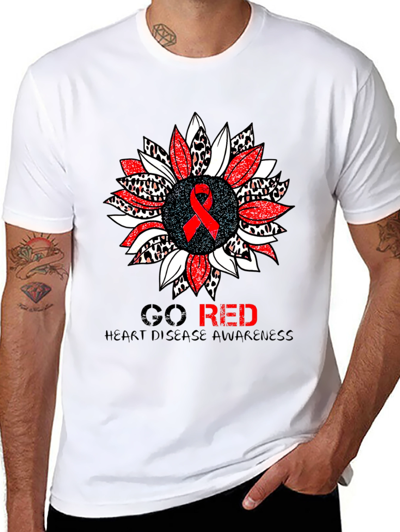 Go Red Heart Disease Awareness T-Shirt