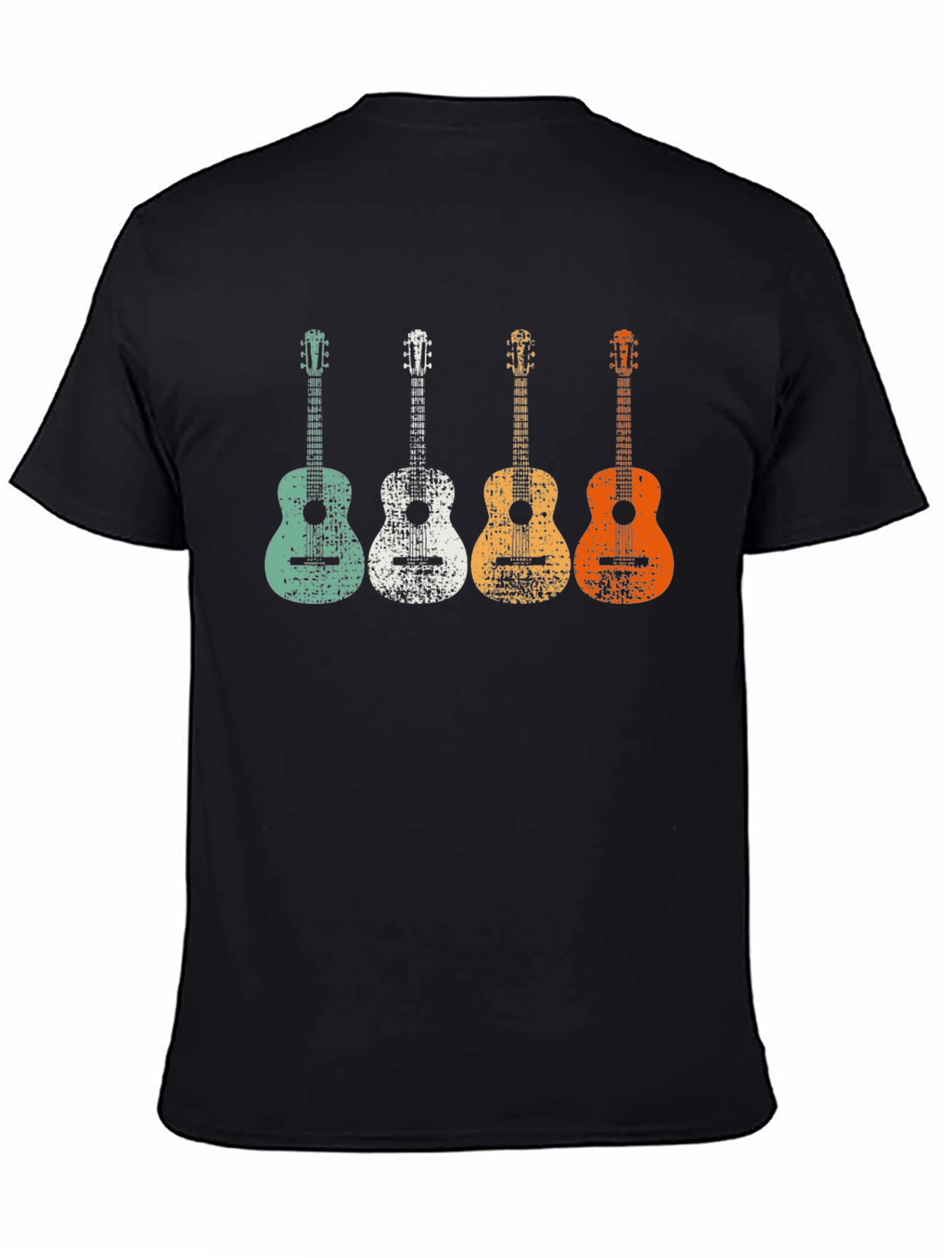 Retro Guitar T-Shirt - Music Lover Tee