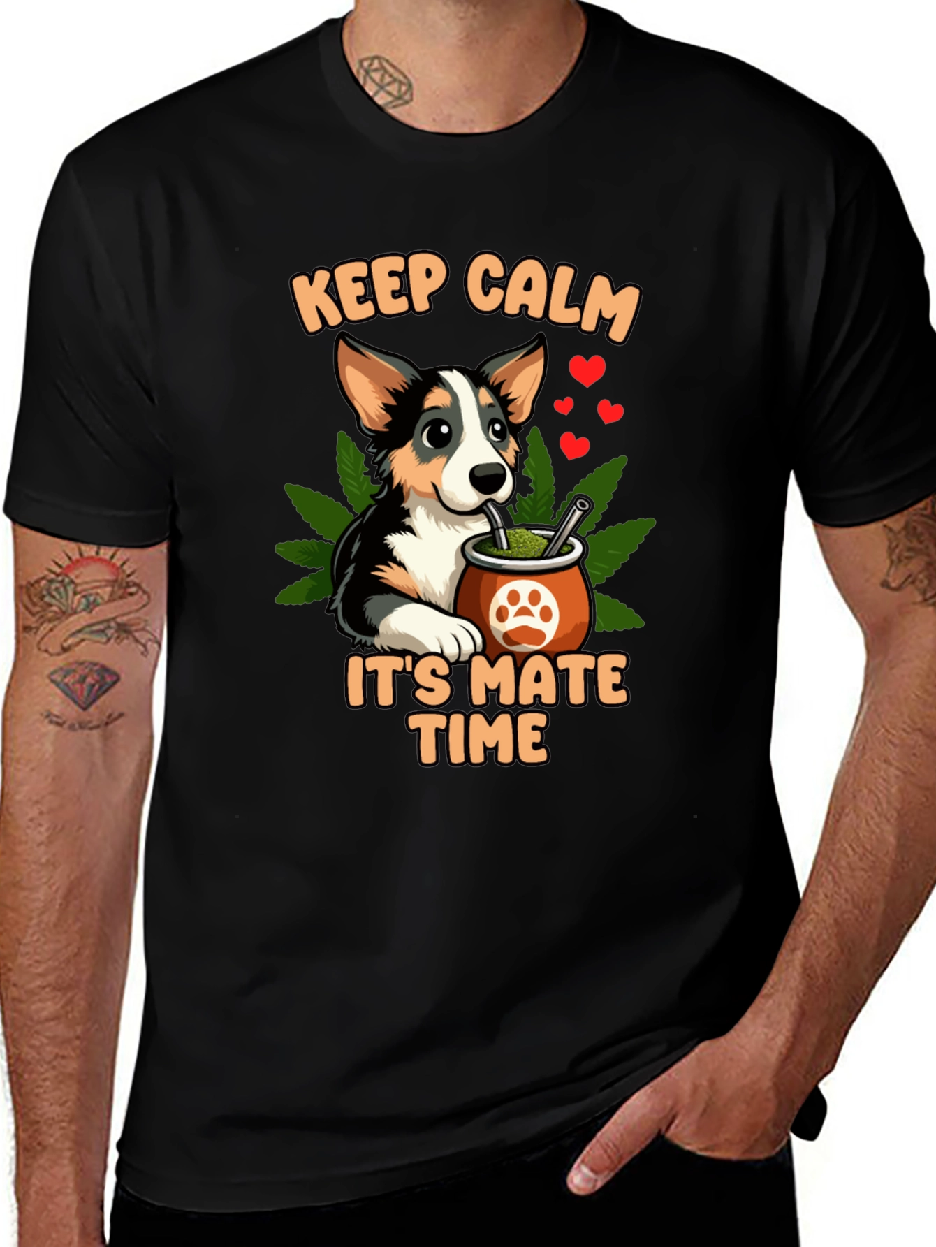 Keep Calm Its Mate Time Dog T-Shirt
