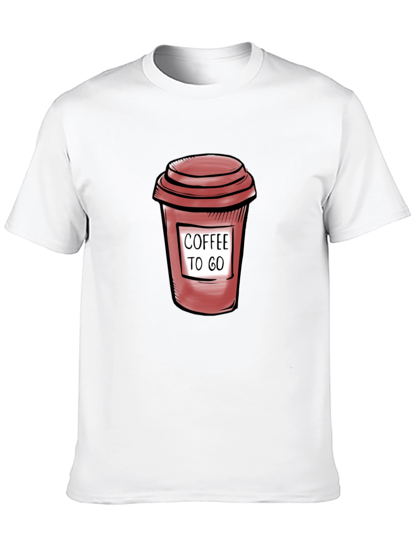 Coffee To Go Graphic T-Shirt - Casual Style