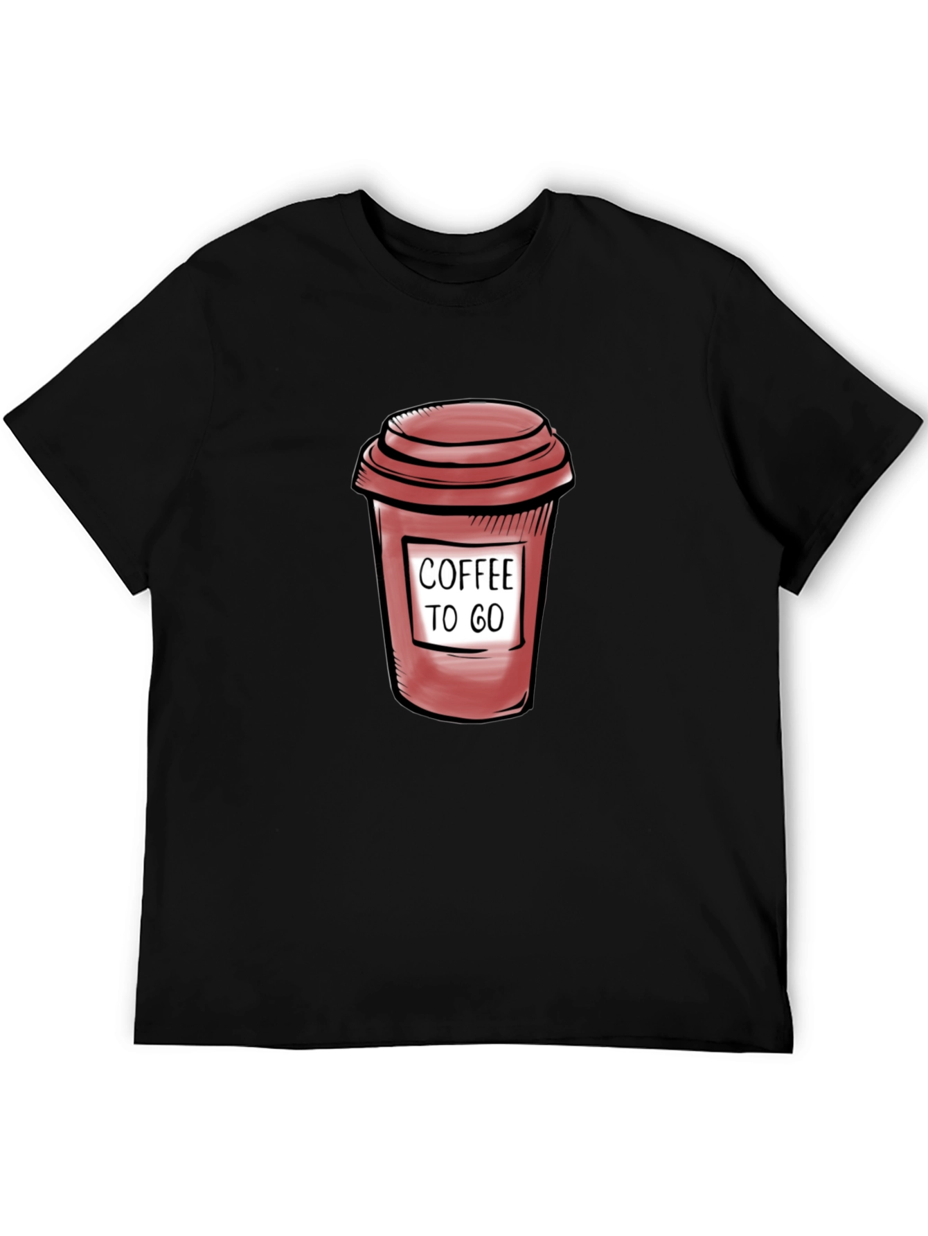 Coffee To Go Graphic T-Shirt - Casual Style