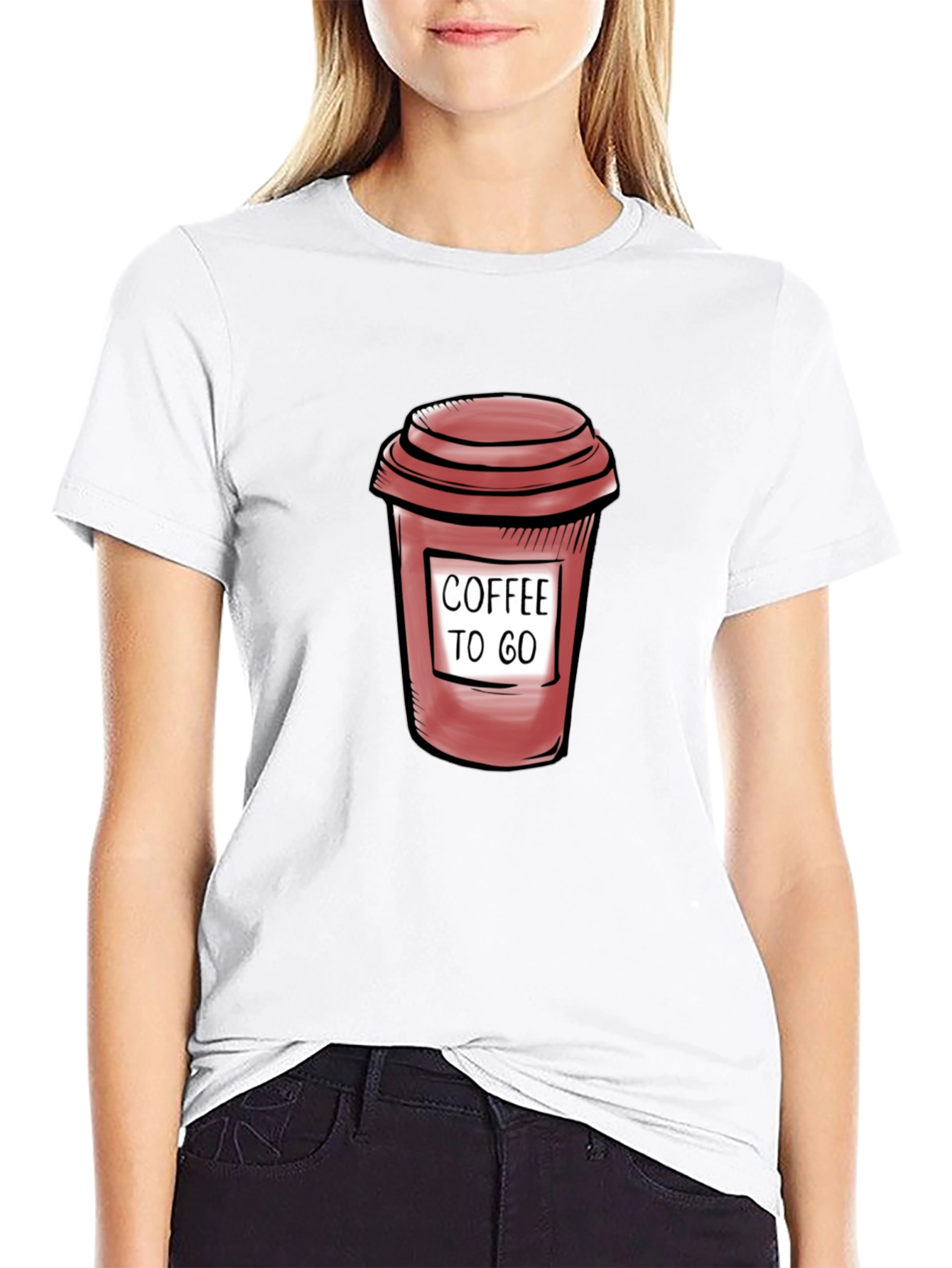 Coffee To Go Graphic T-Shirt - Casual Style