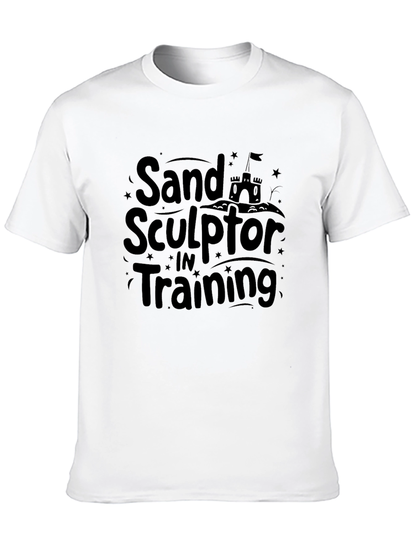 Sand Sculptor in Training Black T-Shirt