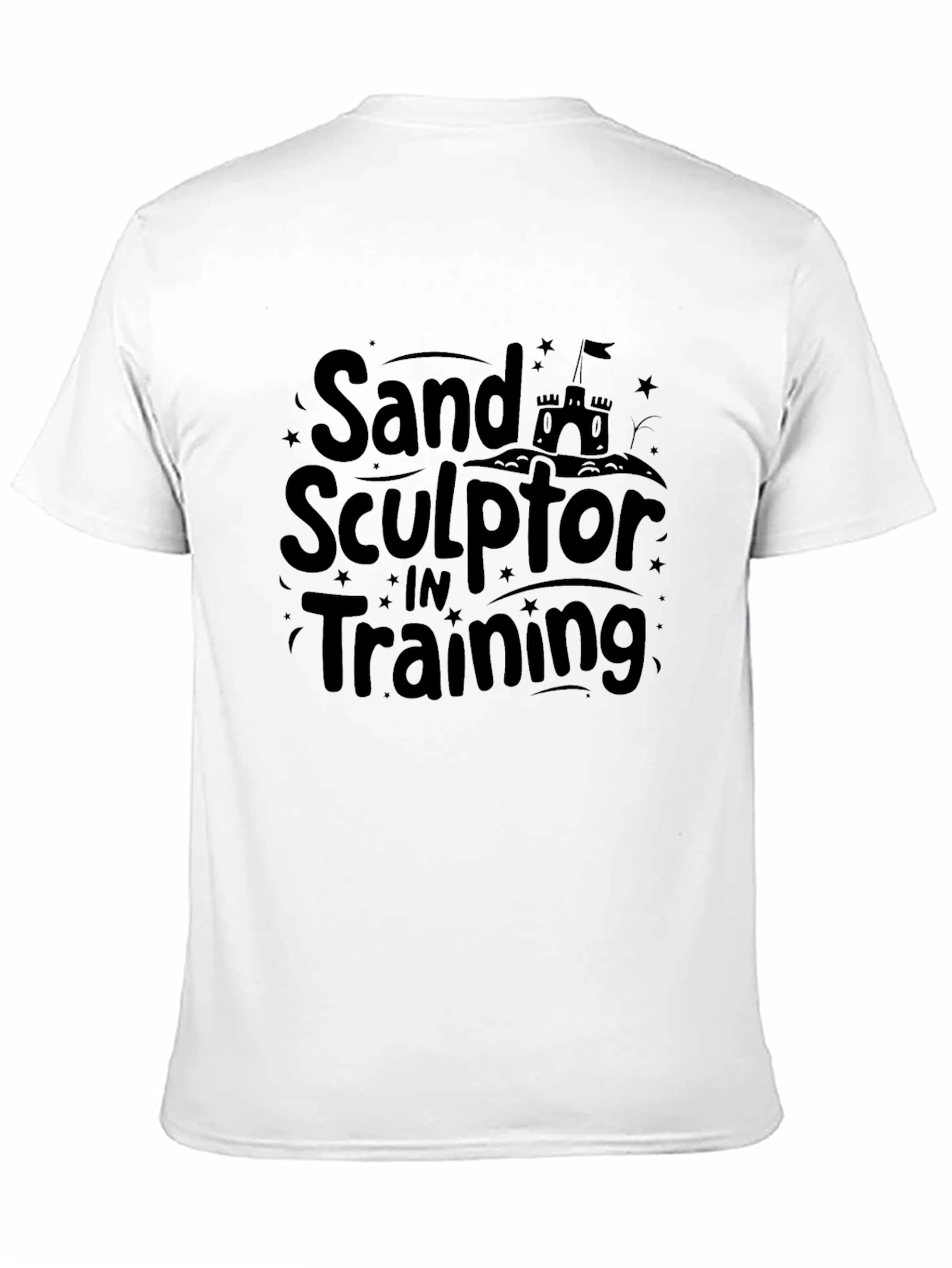 Sand Sculptor in Training Black T-Shirt