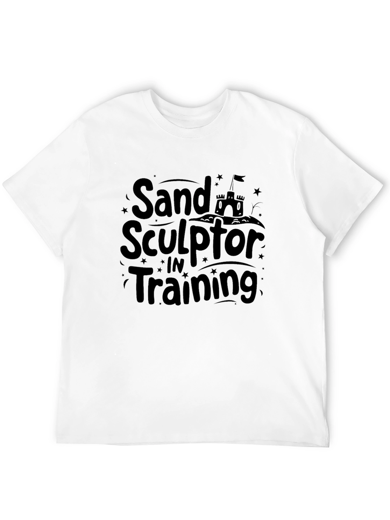 Sand Sculptor in Training Black T-Shirt