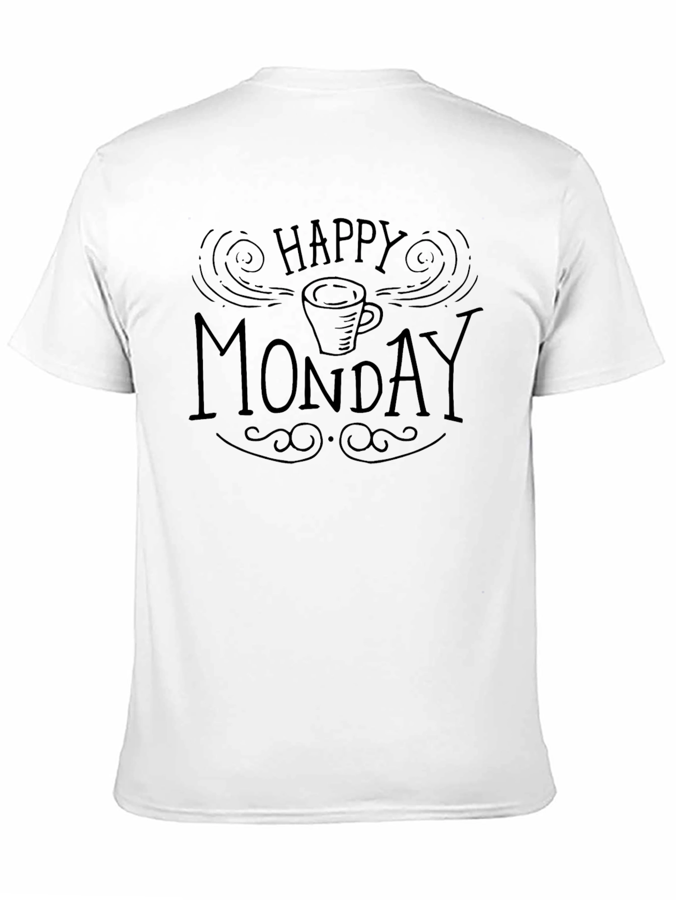 Happy Monday Coffee Graphic T-Shirt