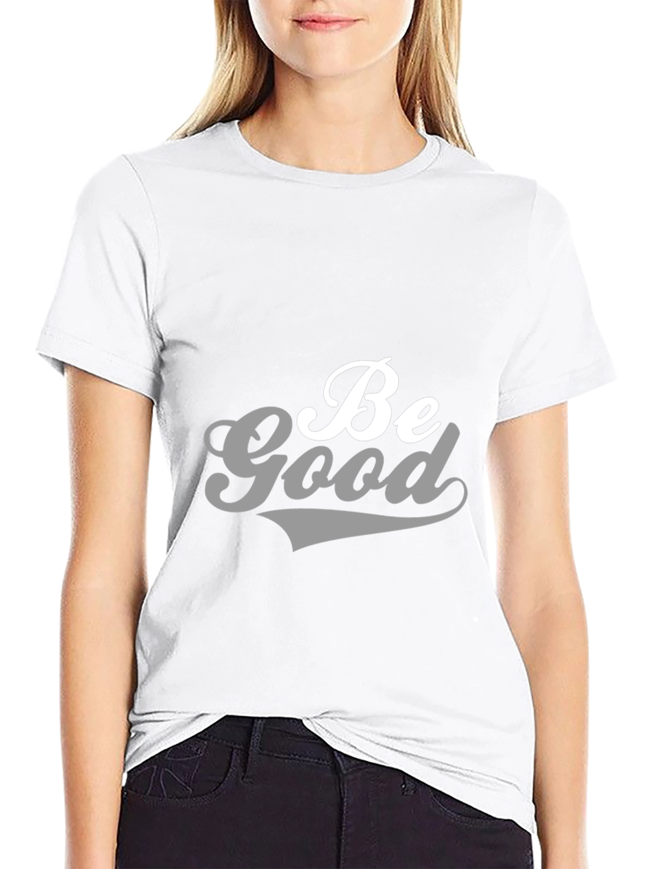 Be Good Graphic Tee - Stylish Black T-Shirt
