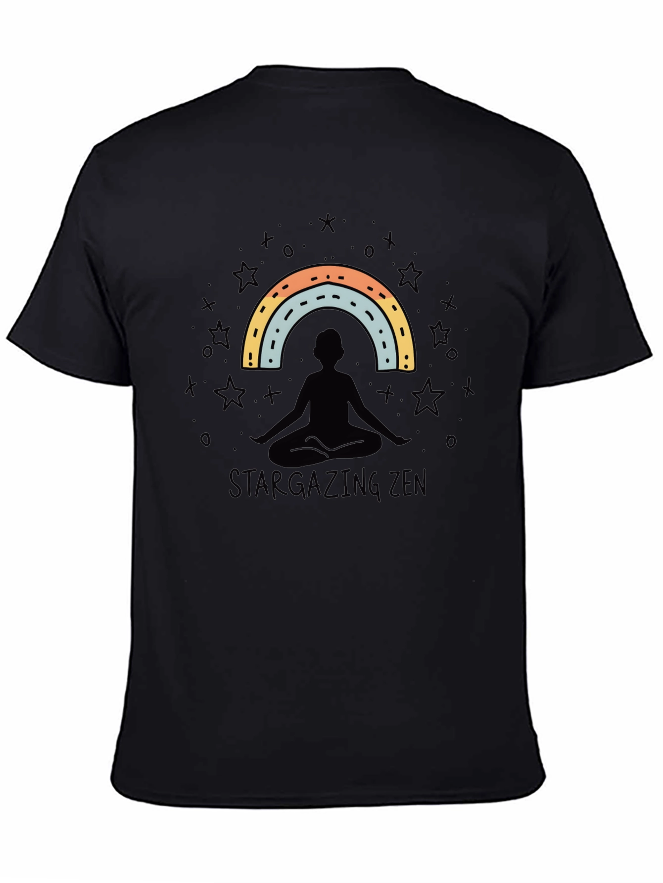 Stargazing Zen T-Shirt - Yoga Meditation Tee