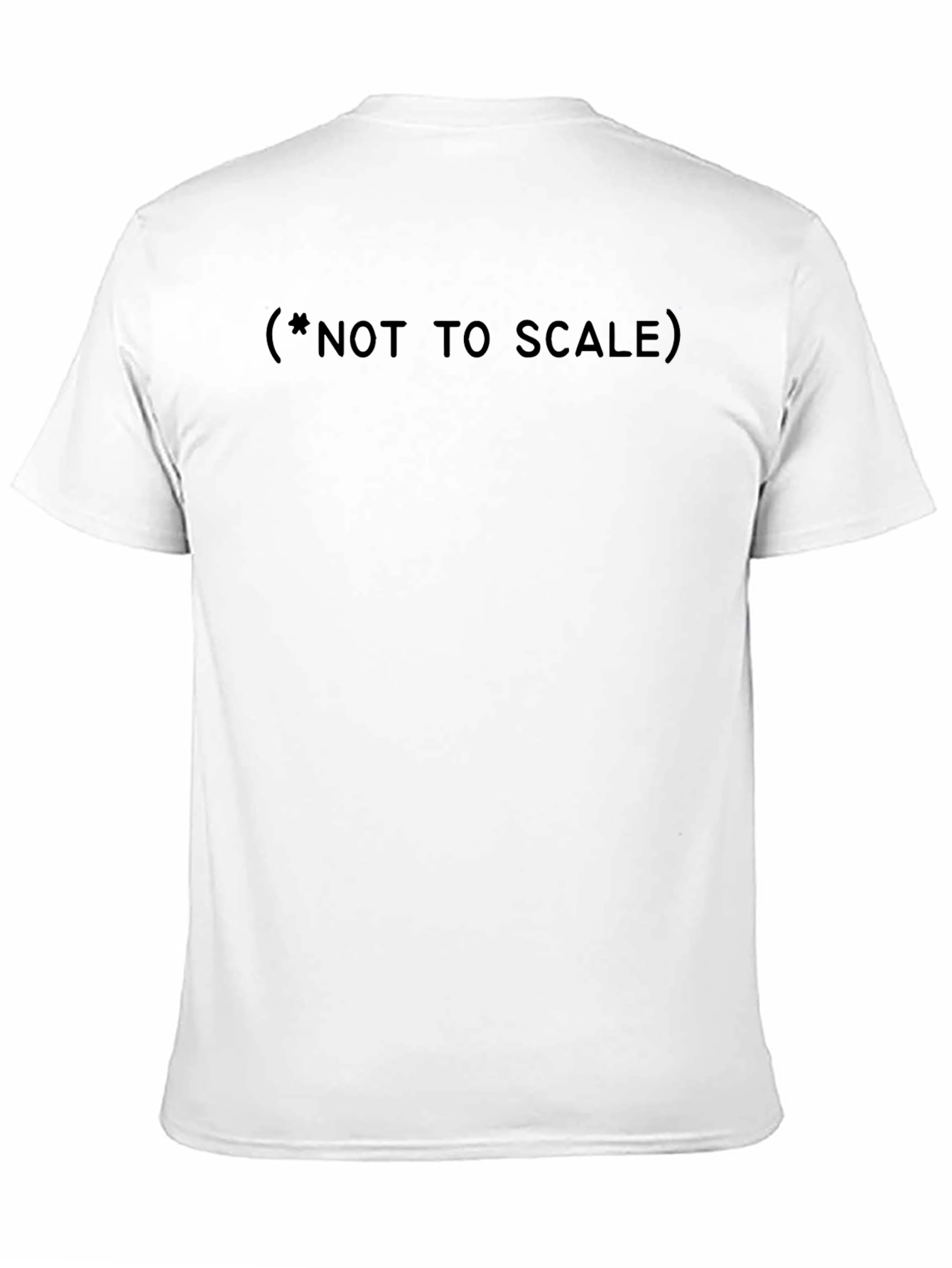 Not to Scale Black Graphic Tee