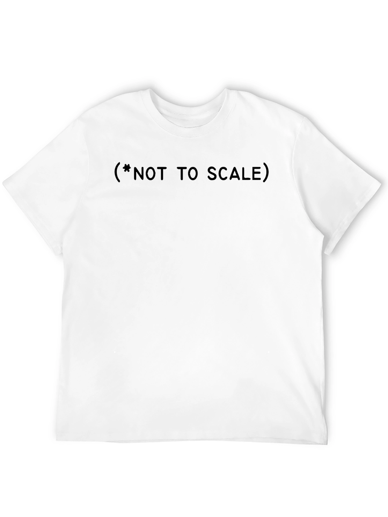 Not to Scale Black Graphic Tee